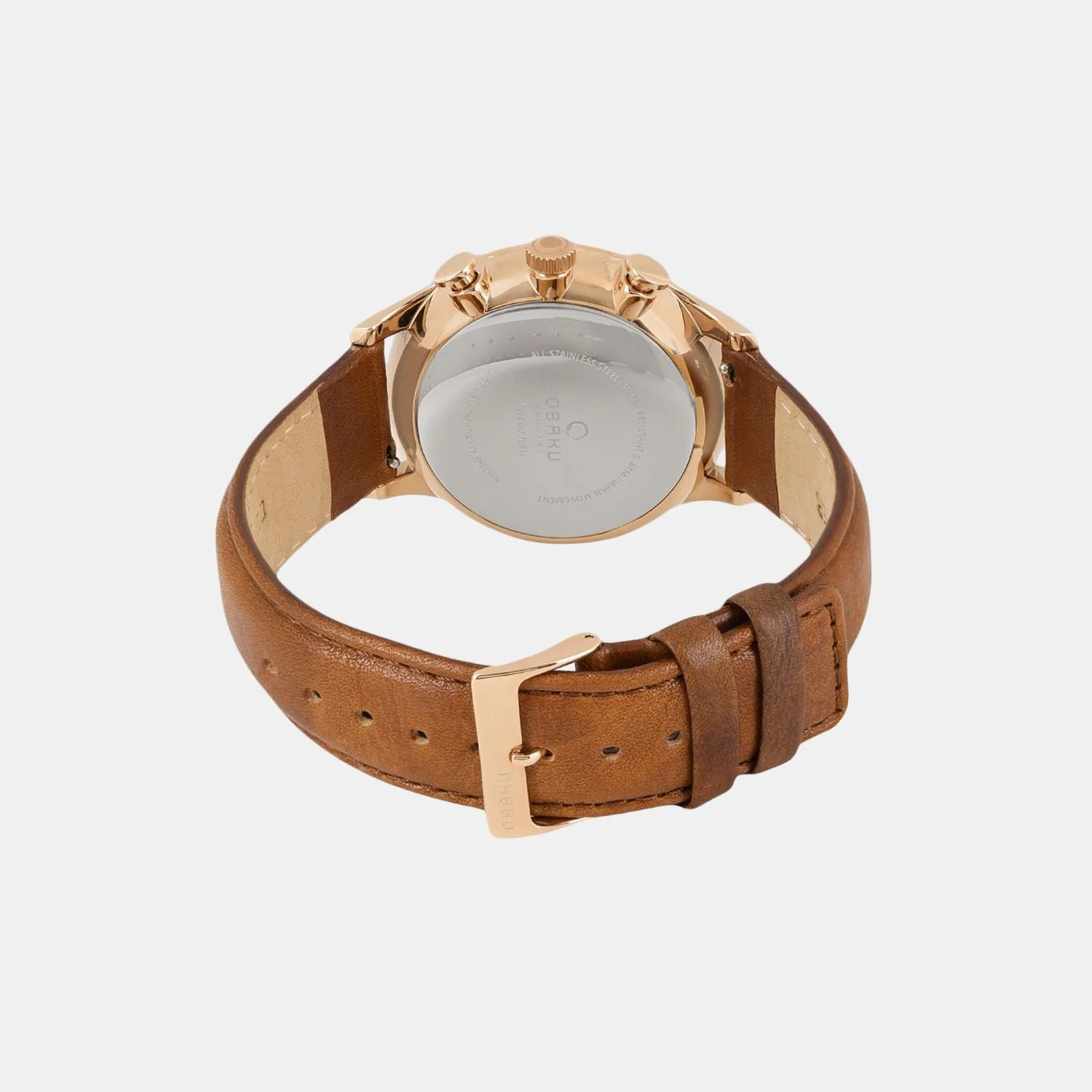 Gran-Amber Men Quartz Blue Dial Chronograph Leather Watch V196GUVLRN - Image 2