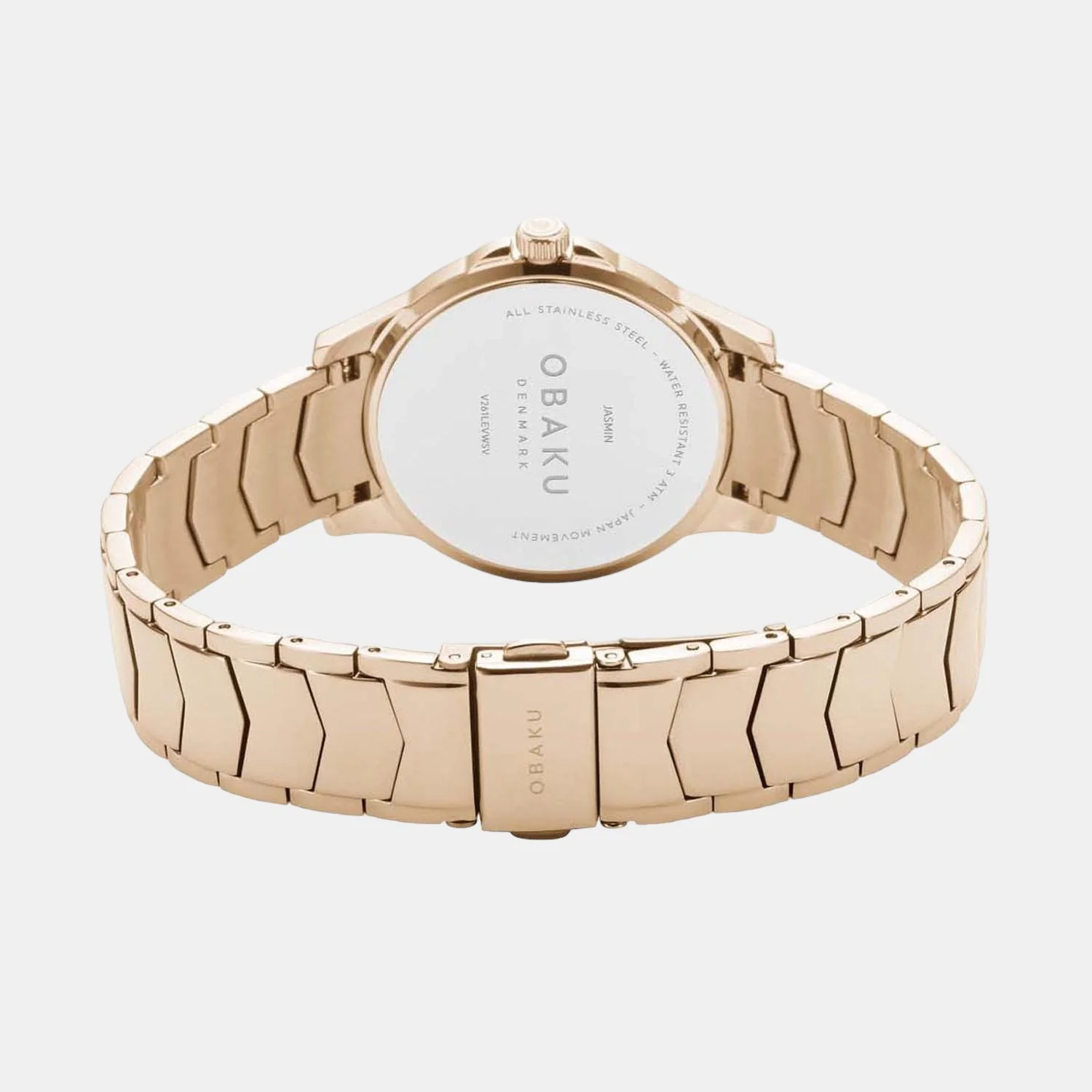 Jasmin Fuschsia Women Quartz White Dial Analog Stainless Steel Watch V261LEVWSV - Image 2
