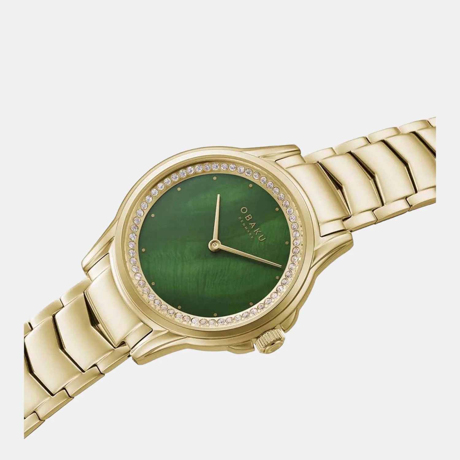 Jasmin Sugar Women Quartz Green Dial Analog Stainless Steel Watch V261LEGESG - Image 3