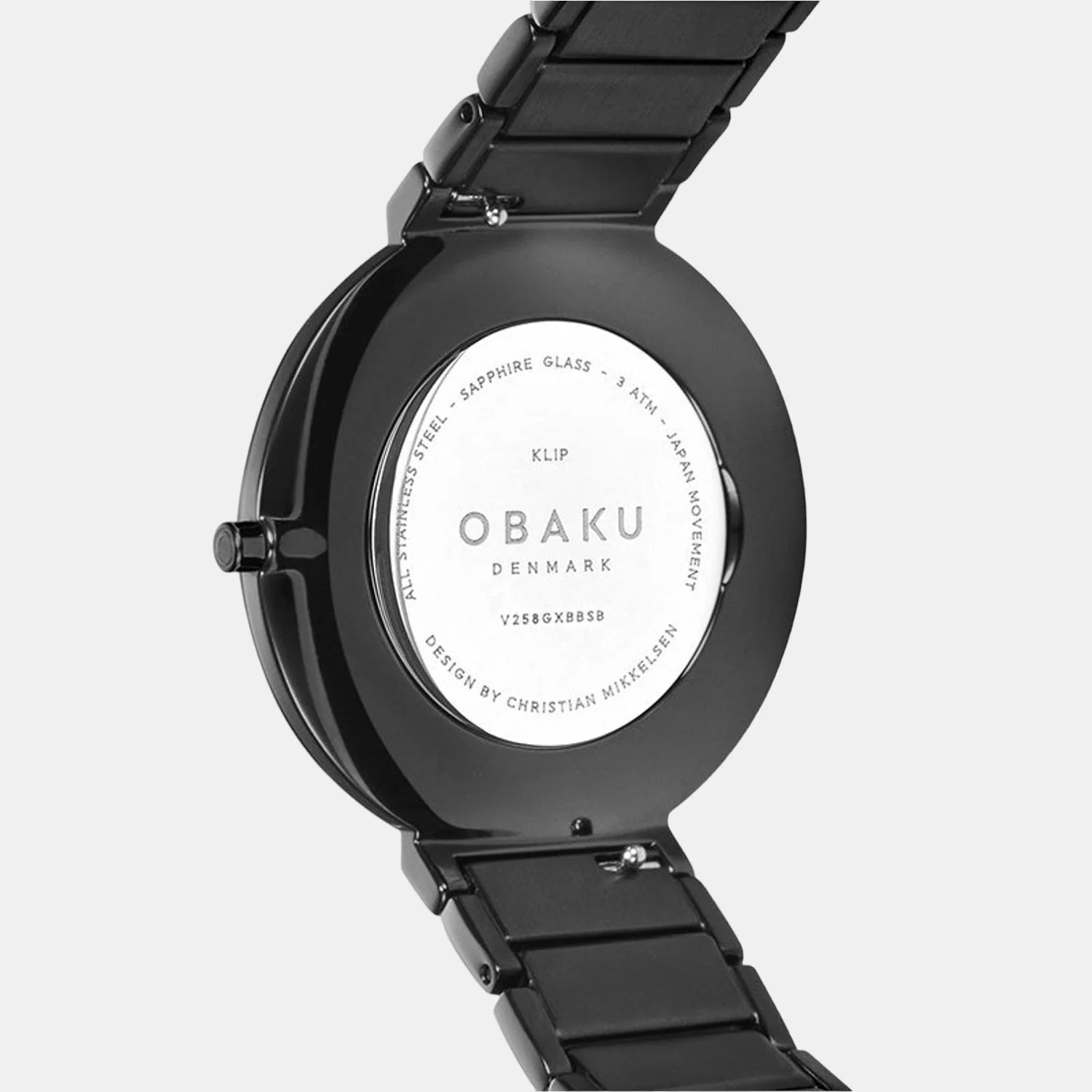 Klip Dark Men Quartz Black Dial Analog Stainless Steel Watch V258GXBBSB - Image 5