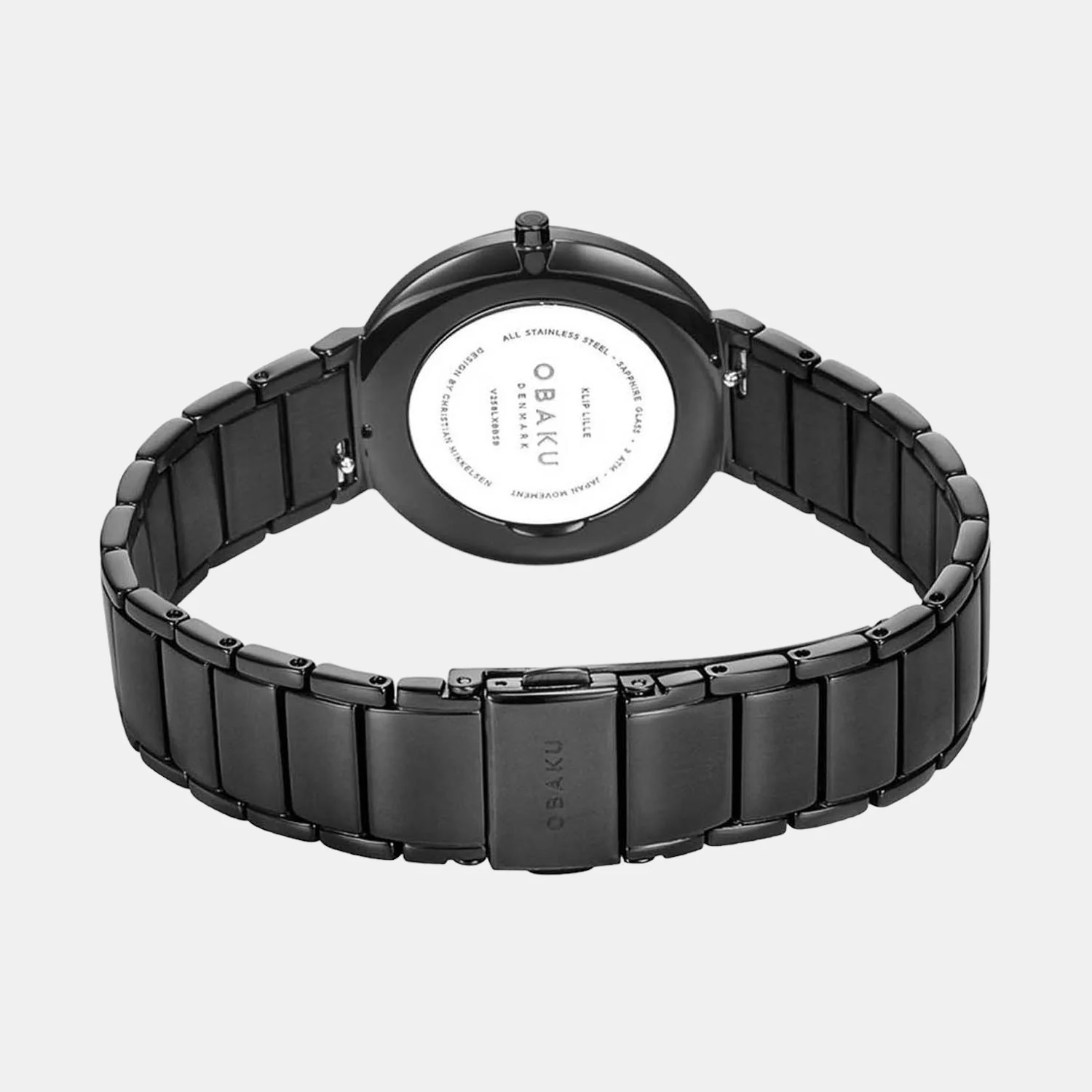 Klip Lillie Dark Women Quartz Black Dial Analog Stainless Steel Watch V258LXBBSB - Image 2