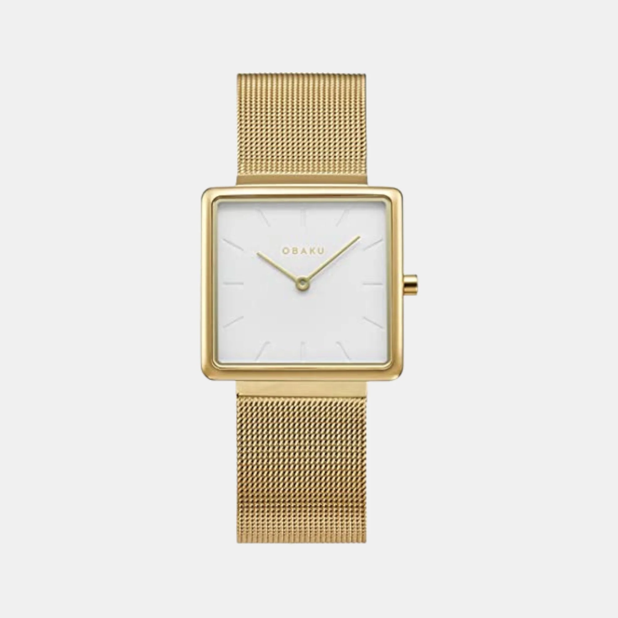 Kvadrat Men Quartz White Dial Analog Stainless Steel Watch V236LXGIMG