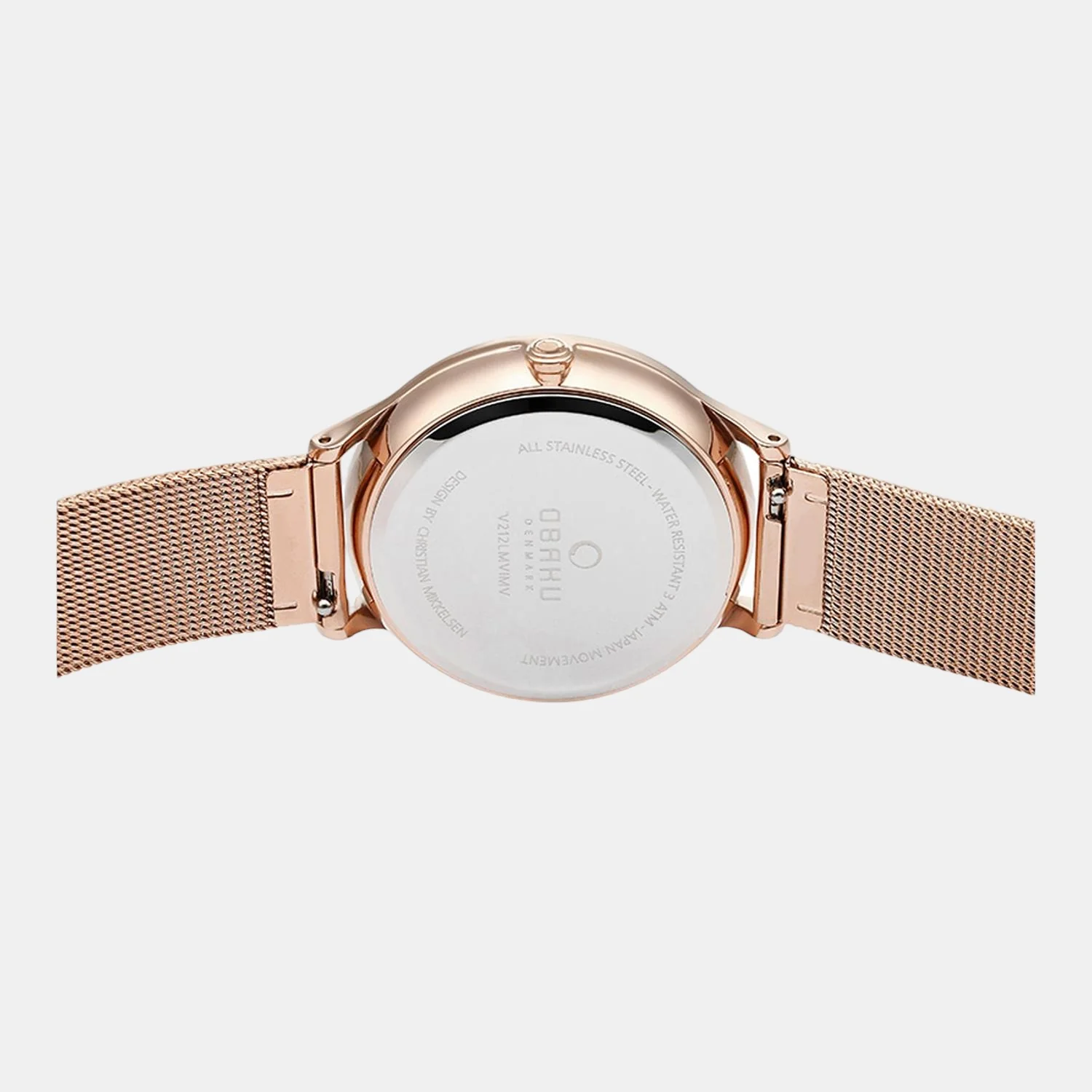 Lind Rose Women Quartz White Dial Analog Stainless Steel Watch V212LMVIMV - Image 4