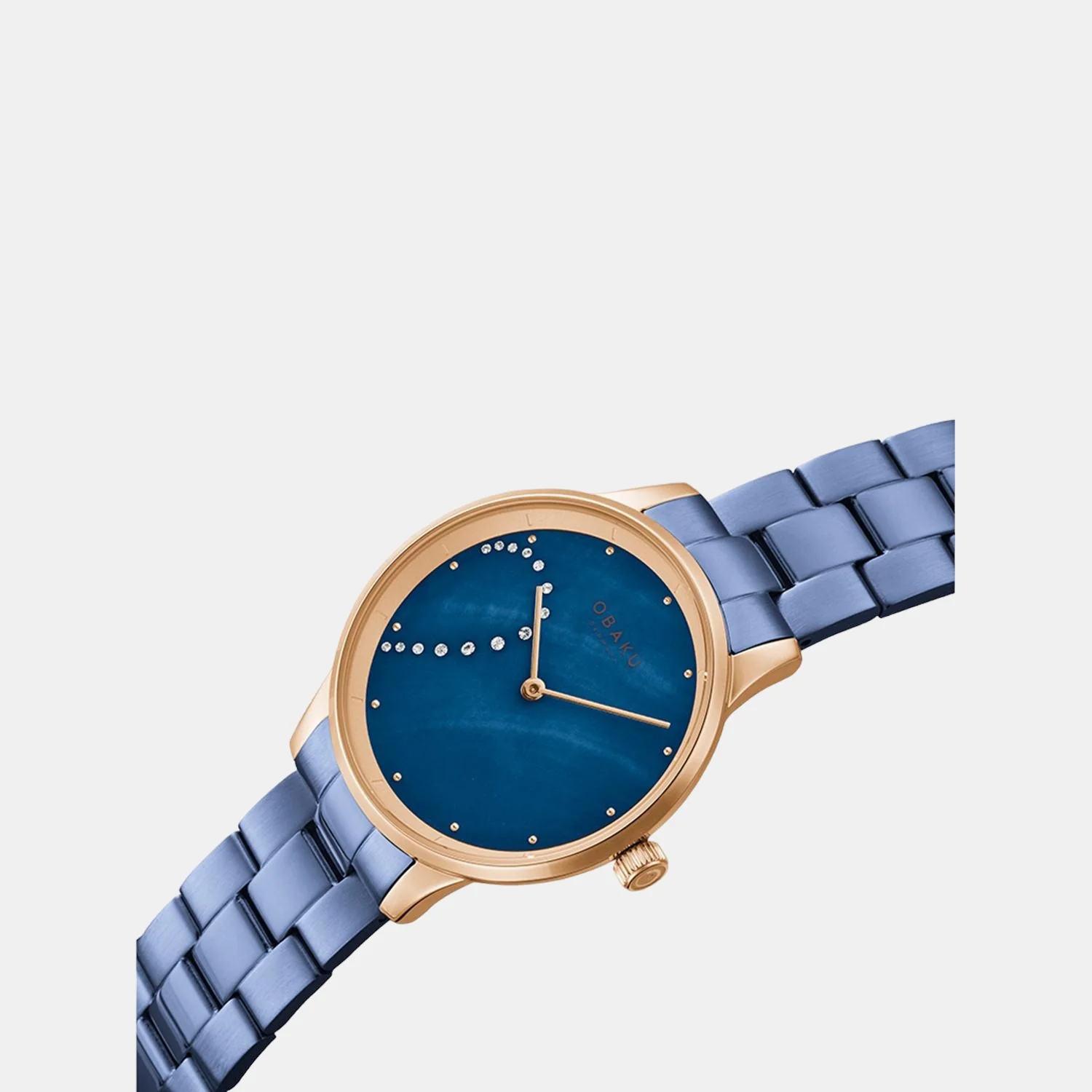 Lyng Men Quartz Blue Dial Analog Stainless Steel Watch V247GHVLSL - Image 4