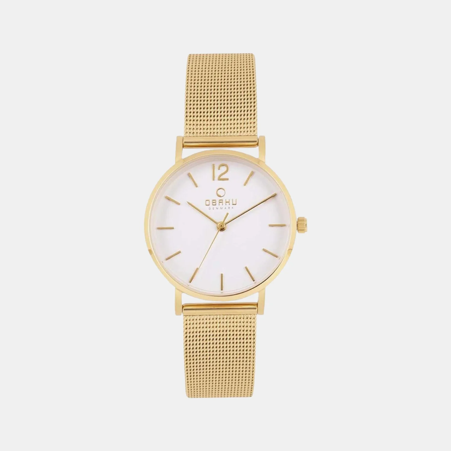 Mark Lille Women Quartz White Dial Analog Stainless Steel Watch V197LXGWMG