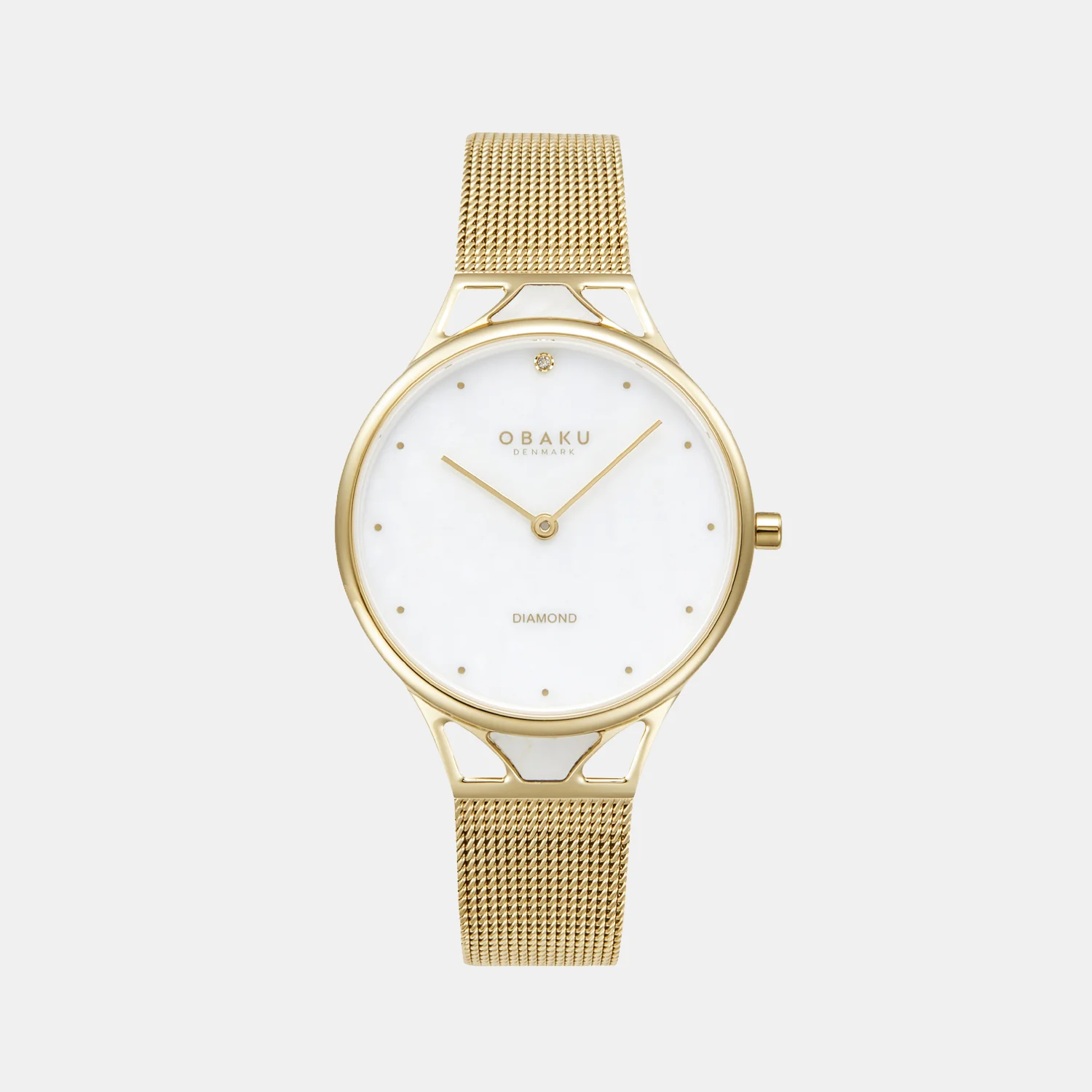 Pergament Women Quartz White Dial Analog Stainless Steel Watch V302LXGWMG - Image 2