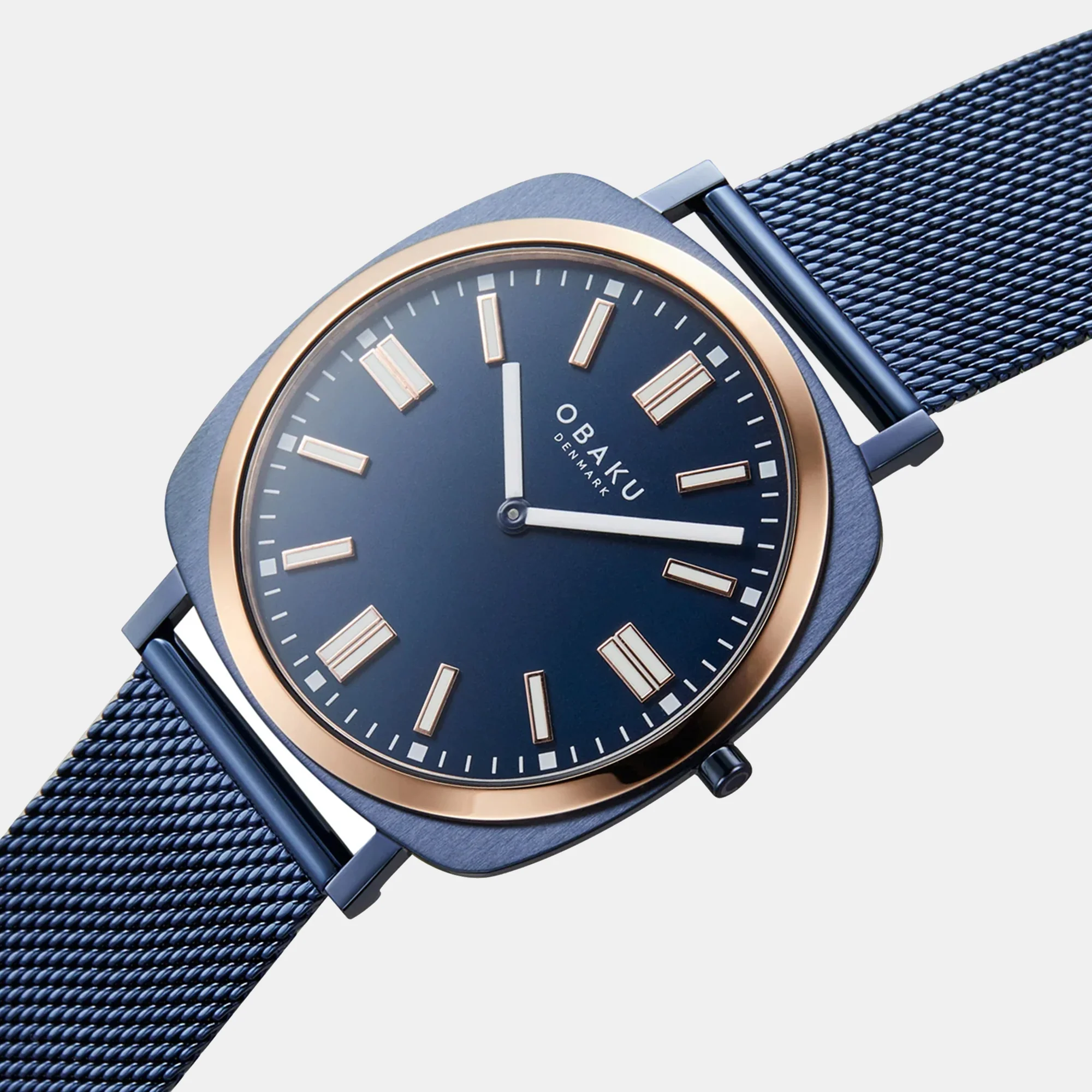 Punkter Ocean Men Quartz Blue Dial Analog Stainless Steel Watch V296GXSLML - Image 2