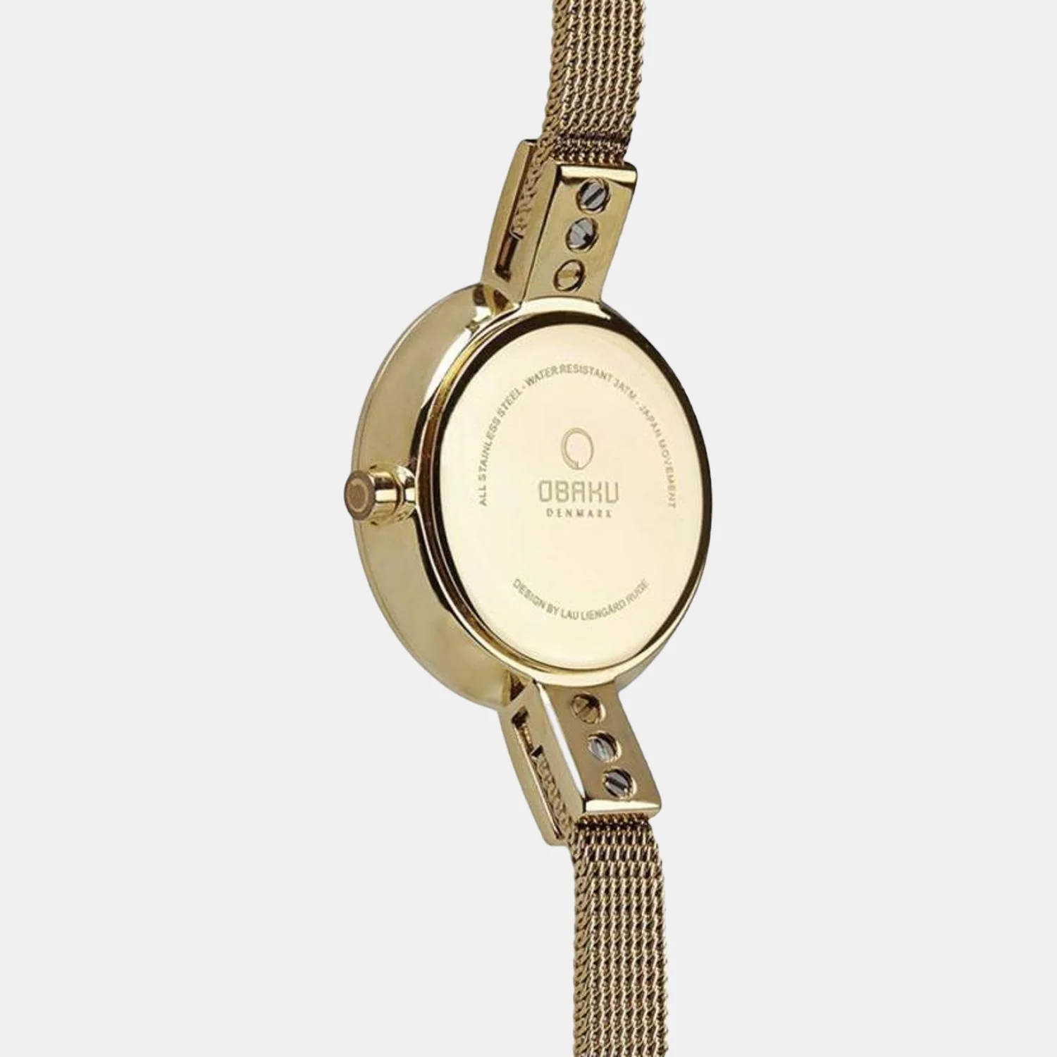 Siv Glimt Women Quartz Gold Dial Analog Stainless Steel Watch V129LEGGMG - Image 3