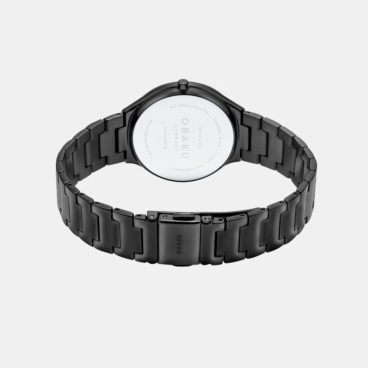 Spejl Lille Dark Women Quartz Black Dial Analog Stainless Steel Watch V290LXBBSB - Image 5