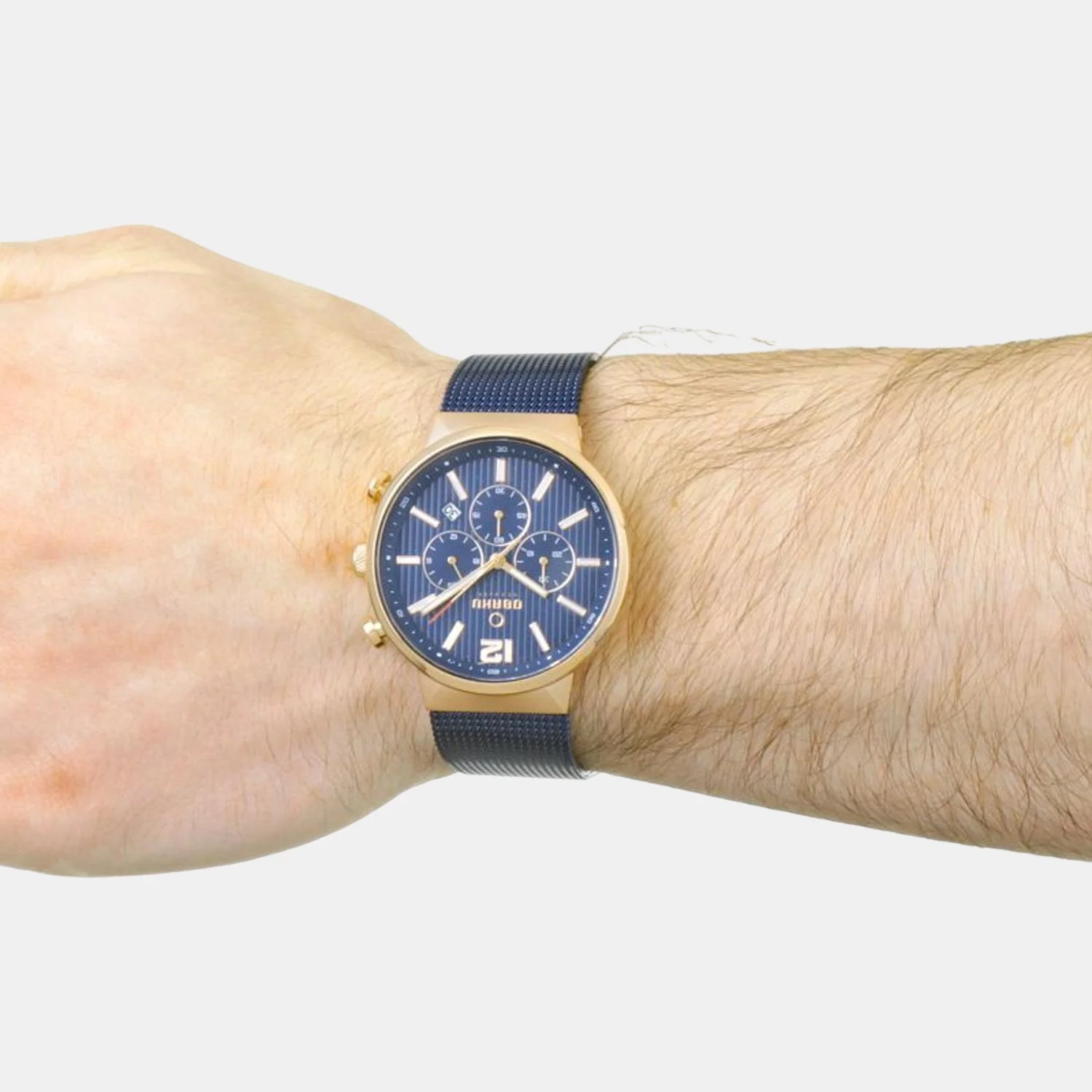 Storm Ocean Men Quartz Blue Dial Chronograph Stainless Steel Watch V180GCVLML - Image 2