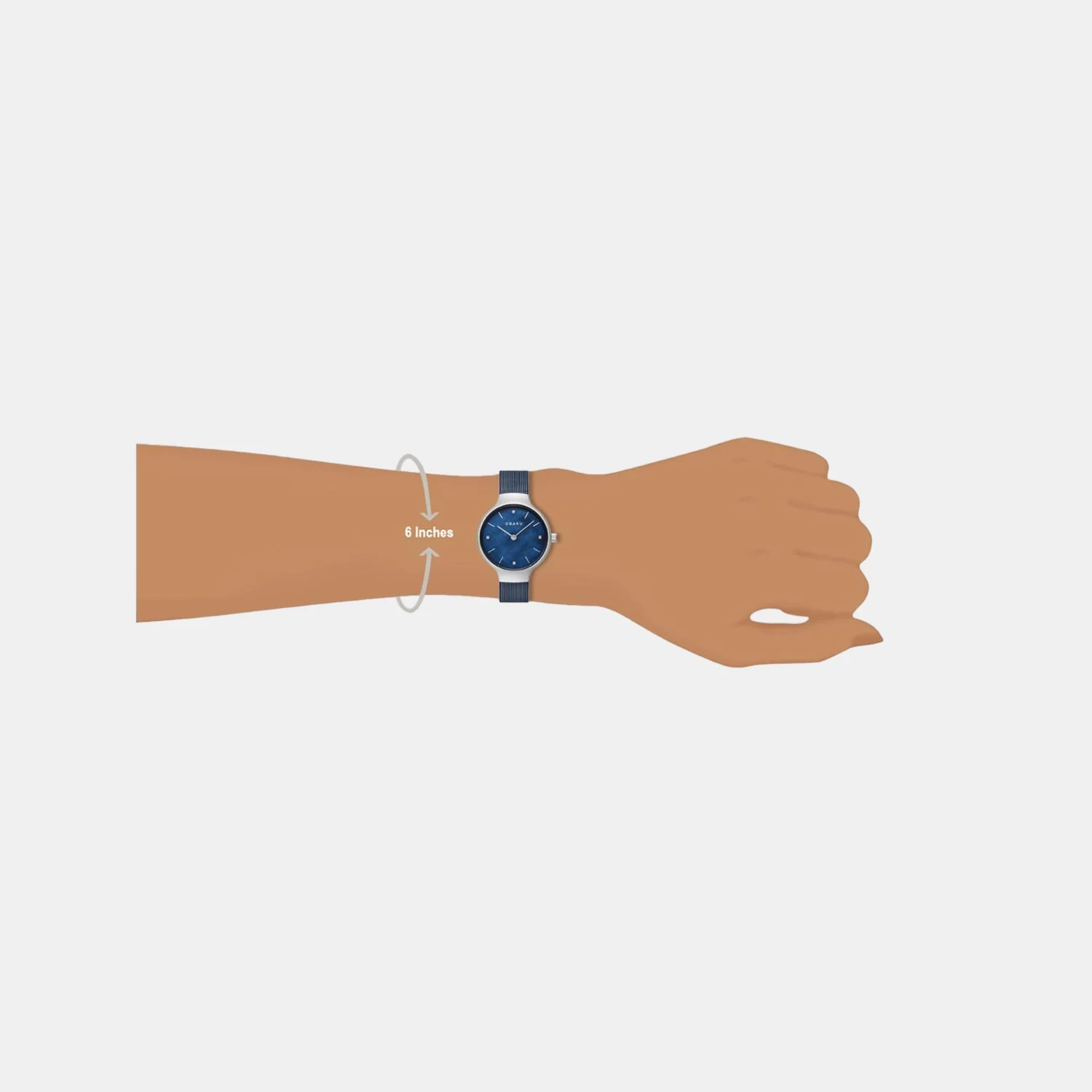 Vikke Arctic Women Quartz Blue Dial Analog Stainless Steel Watch V241LXCLML - Image 5