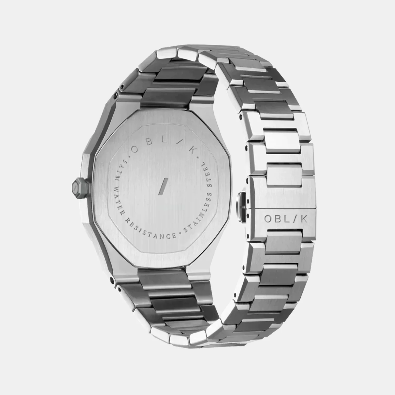 Delta Men Quartz Silver Dial Chronograph Stainless Steel Watch - Image 2