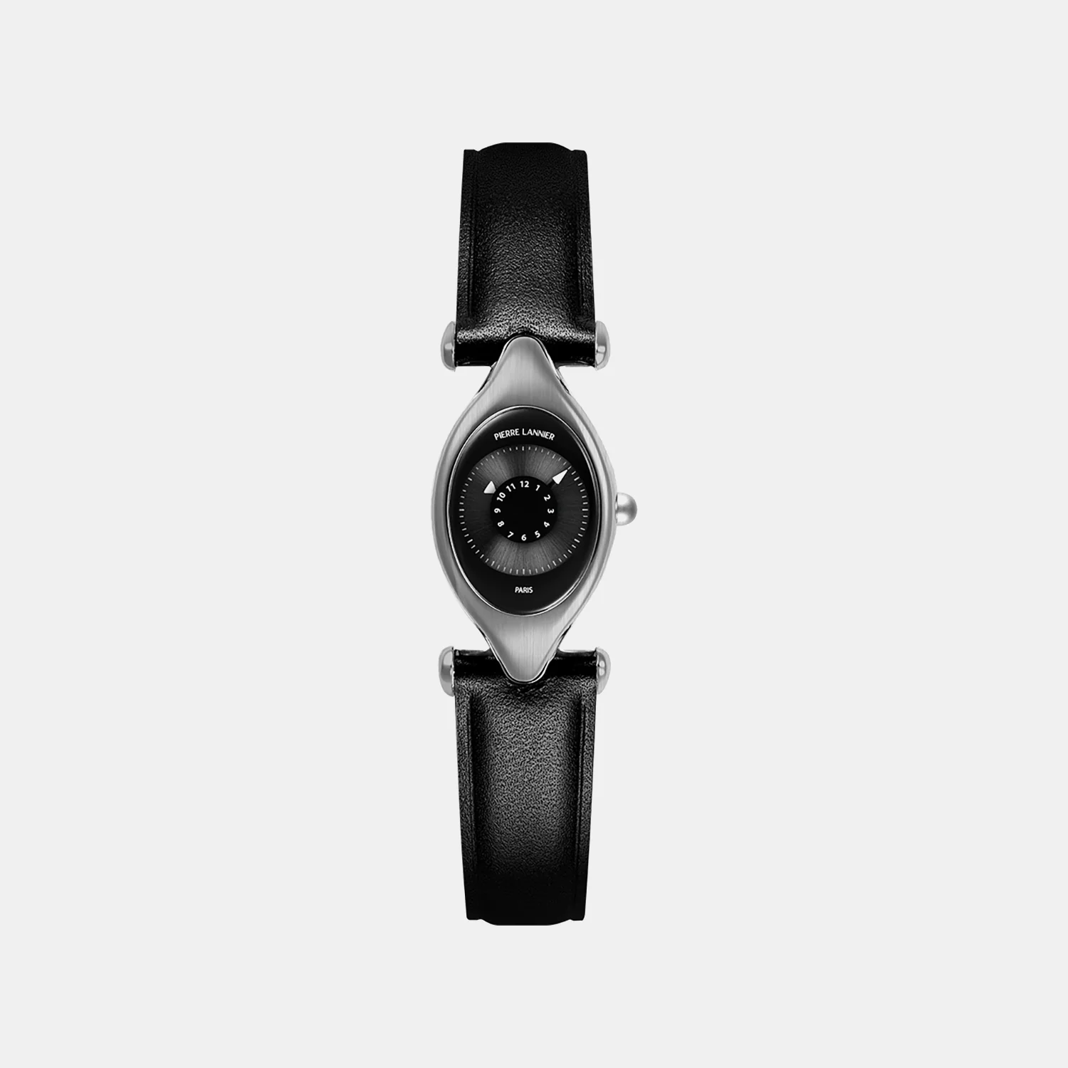 Ovni Women Quartz Black Dial Analog Leather Watch 094L639 - Image 3