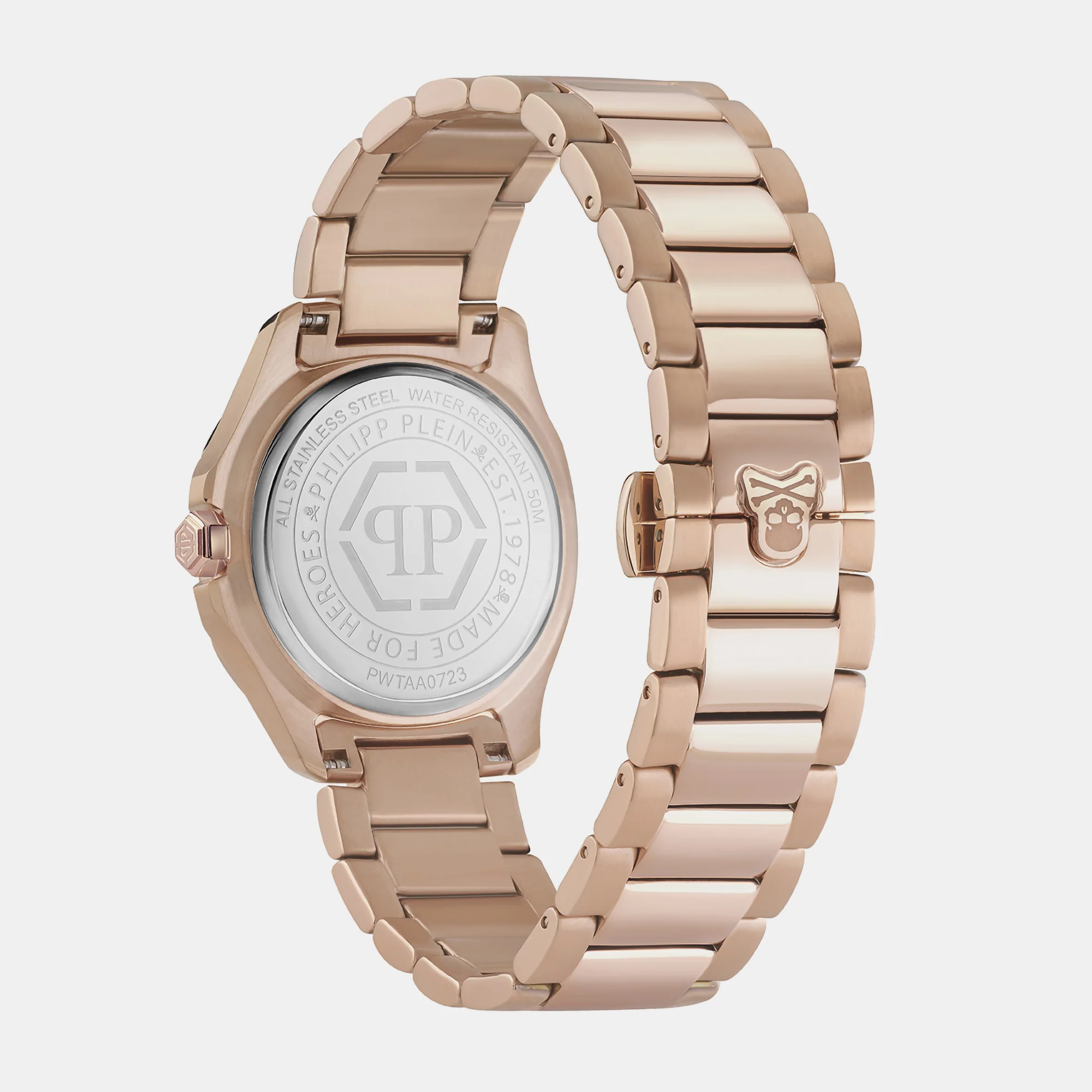 High-Iconic Women Quartz Beige Dial Analog Stainless Steel Watch PWTAA0723 - Image 3