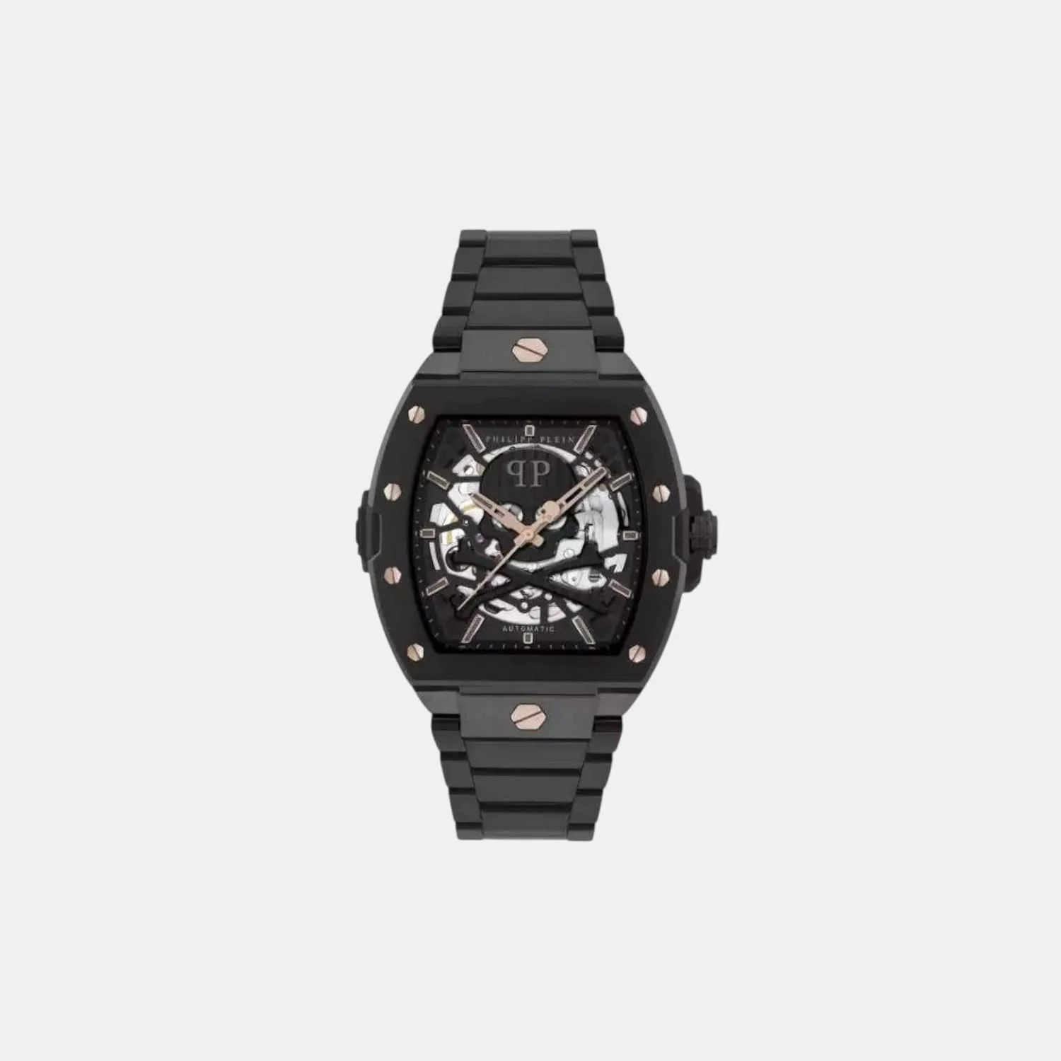 Men Automatic Black Dial Analog Stainless Steel Watch PWJFA0725 - Image 5