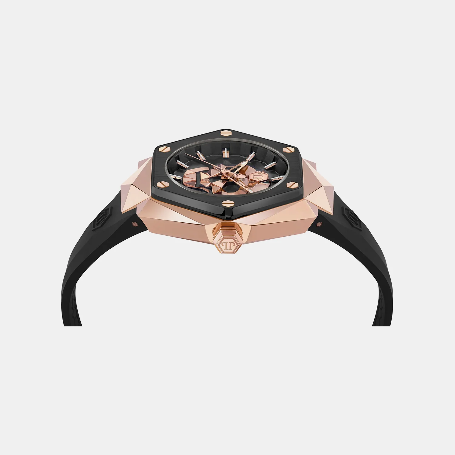 Men Quartz Black Dial Analog Silicone Watch PWPWA0224 - Image 2