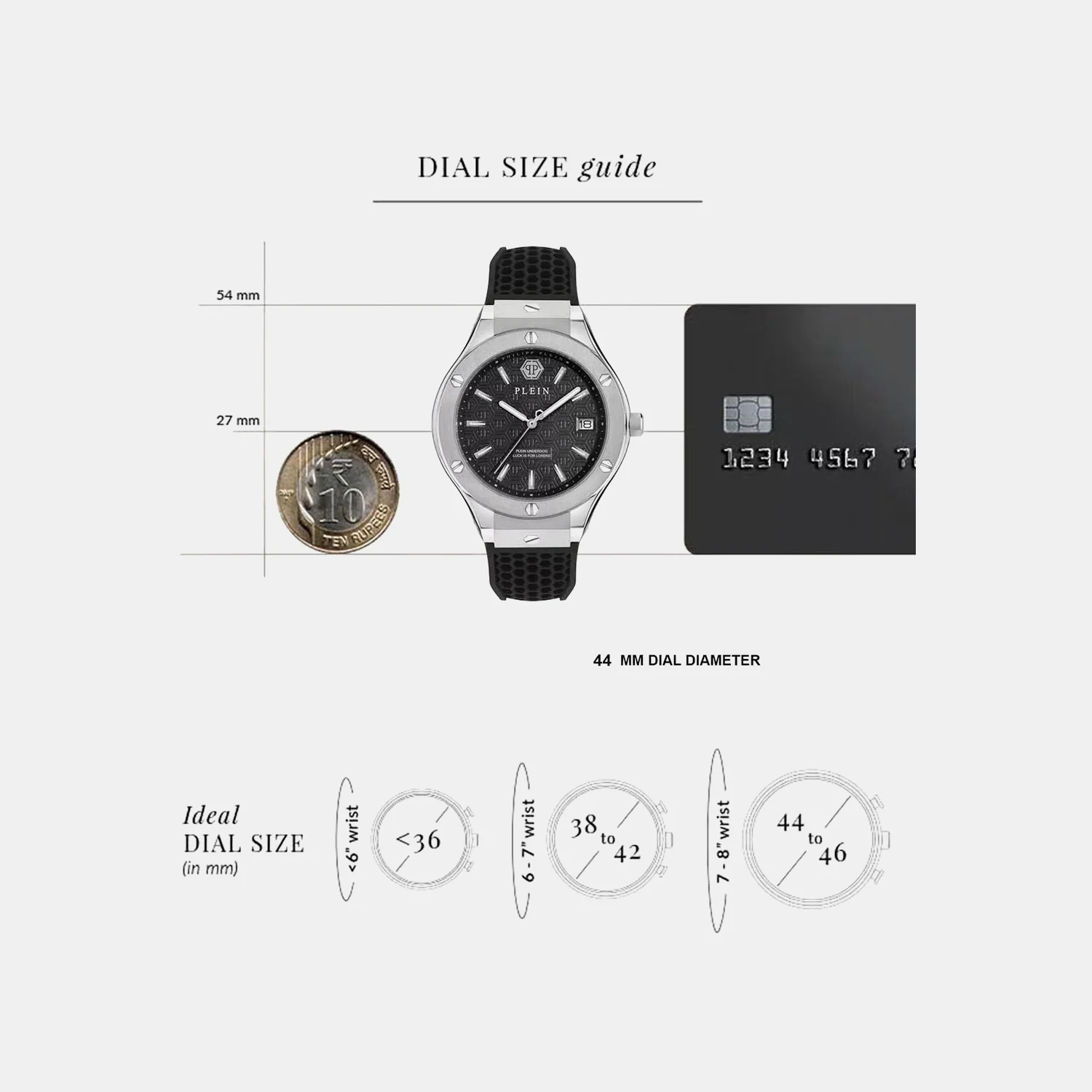 Men Quartz Black Dial Analog Silicone Watch PWUFA0125 - Image 4