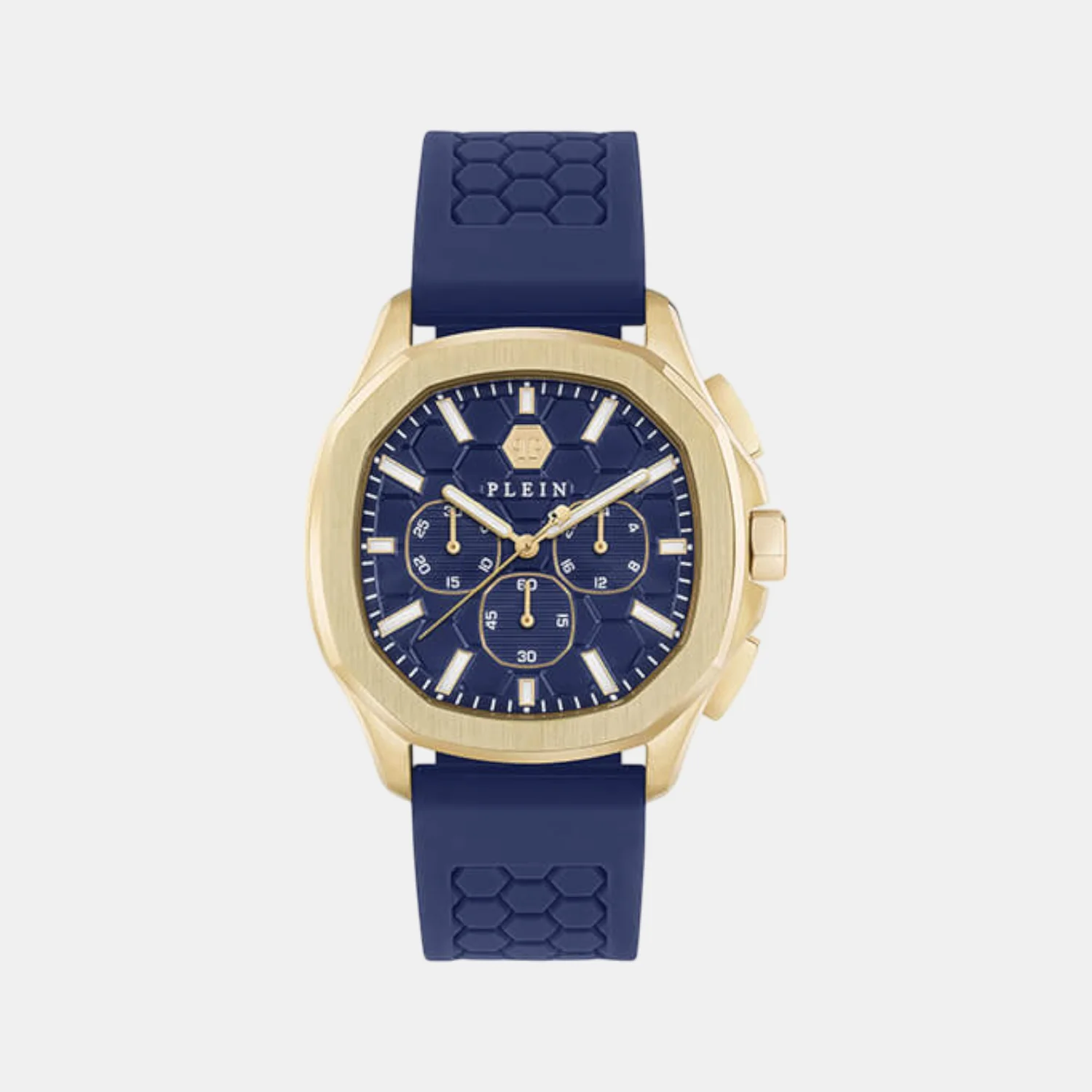 Men Quartz Blue Dial Analog Stainless Steel Watch PWSAA0323 - Image 2