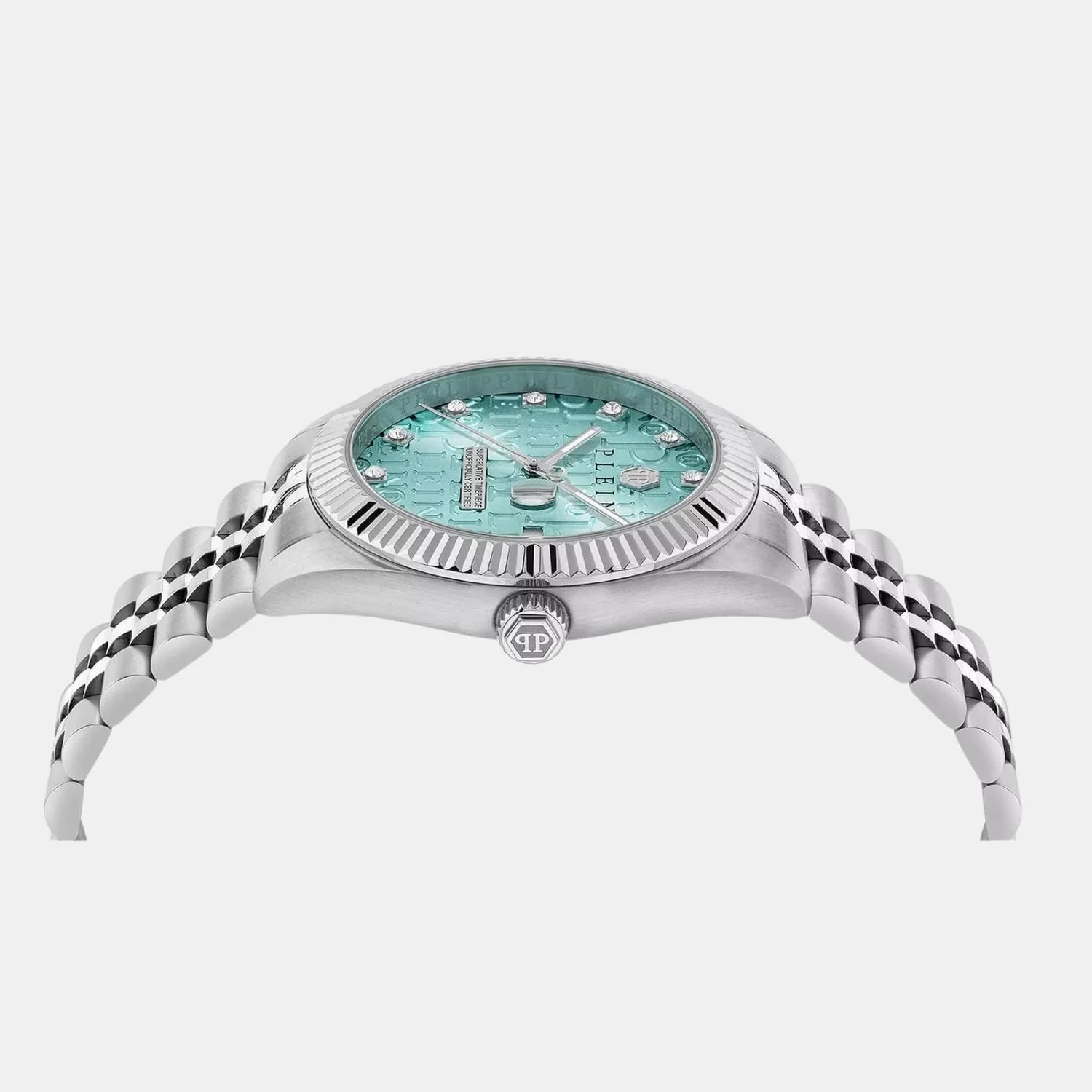 Men Quartz Light Blue Dial Analog Stainless Steel Watch PWMFA0225 - Image 3