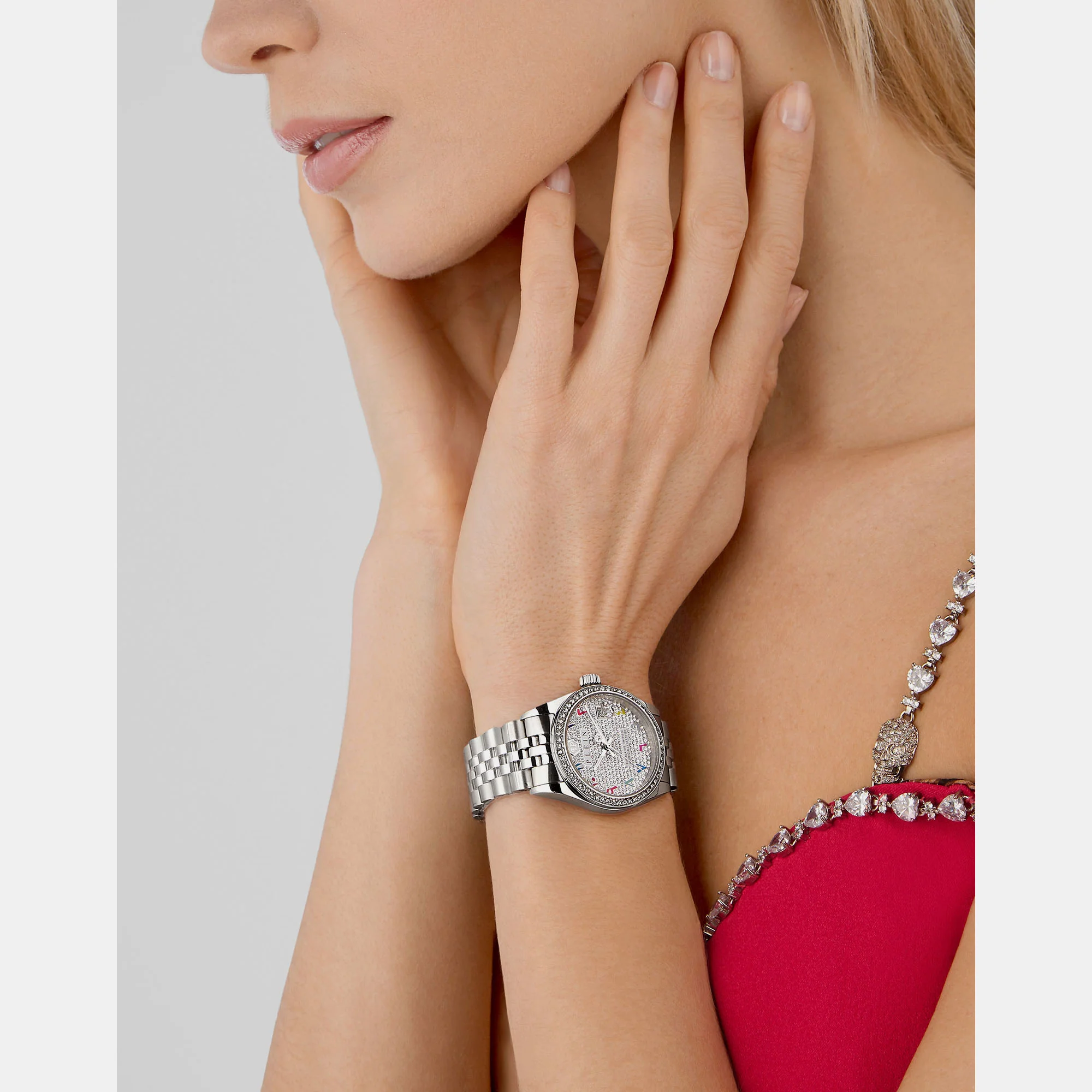 Street Couture Women Quartz Silver Dial Analog Stainless Steel Watch PWYAA0723 - Image 5