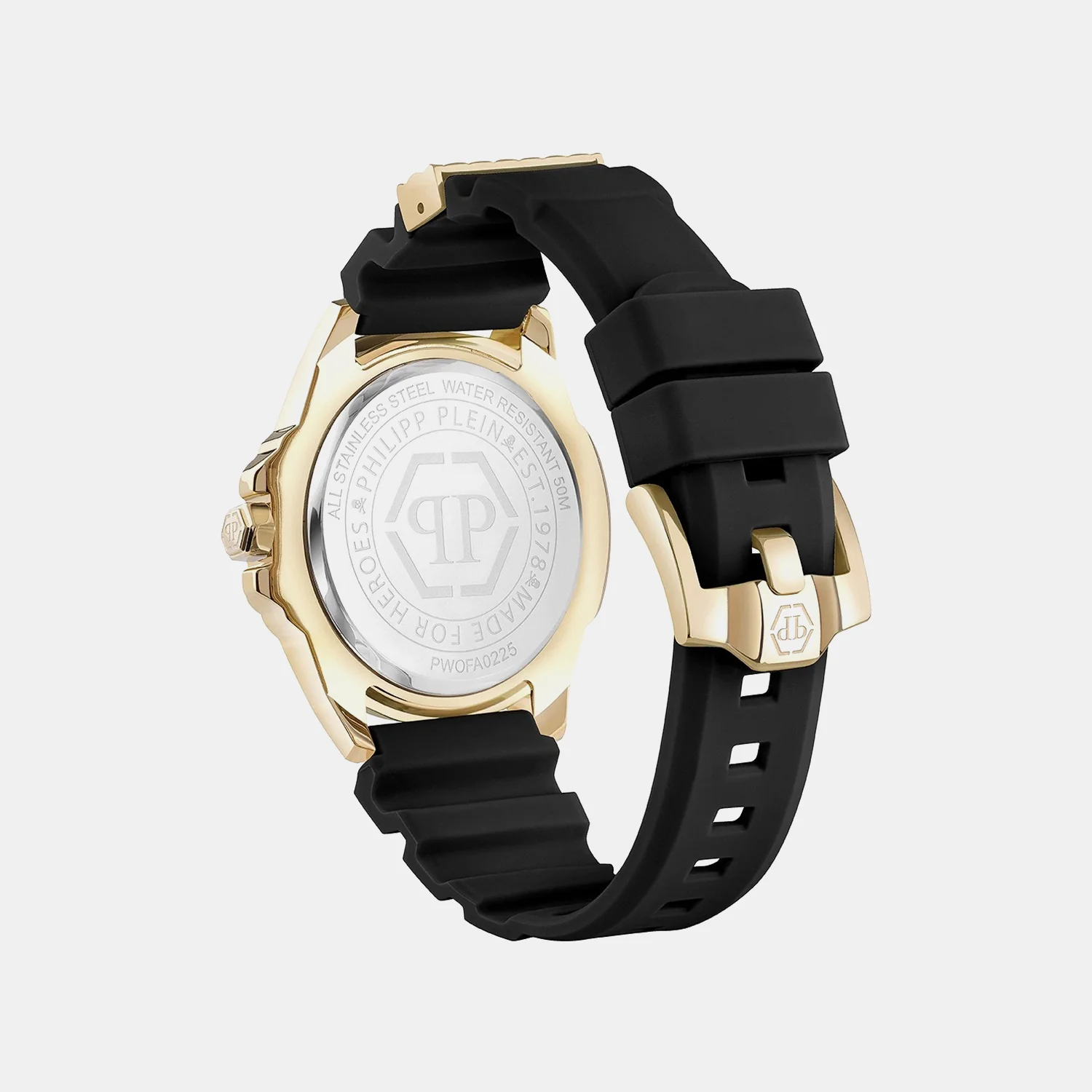 Women Quartz Black Dial Analog Silicone Watch PWOFA0225 - Image 3