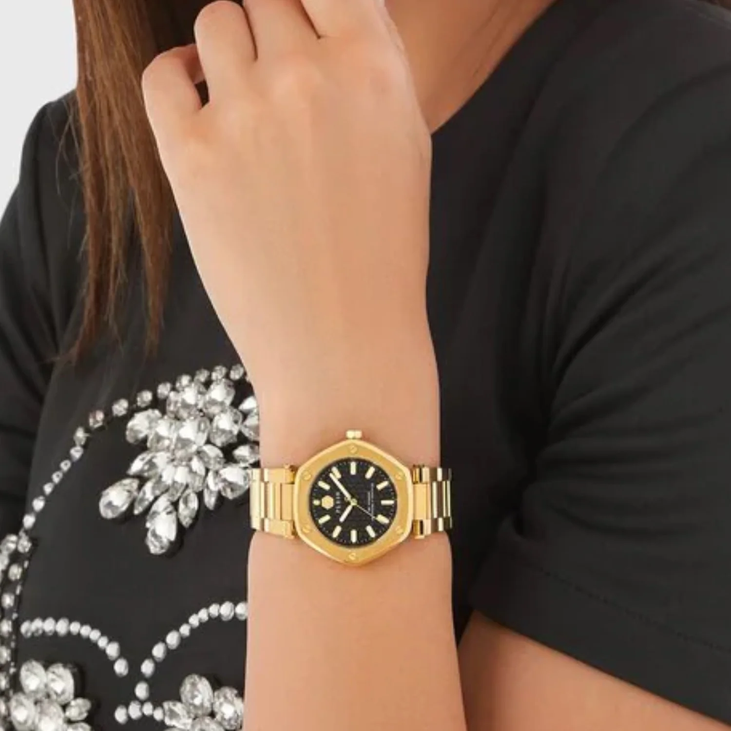 Women Quartz Black Dial Analog Stainless Steel Watch PW1BA0623 - Image 4