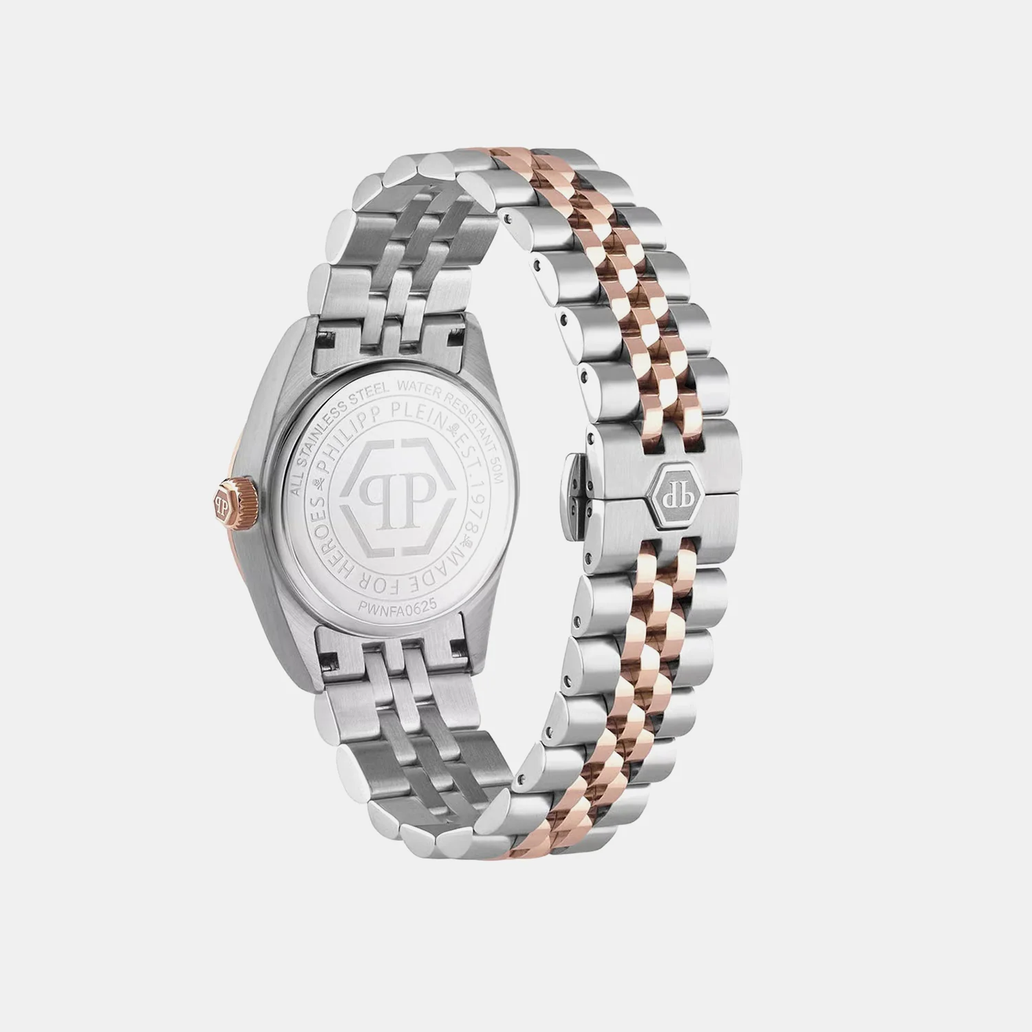Women Quartz Brown Dial Analog Stainless Steel Watch PWNFA0625 - Image 2