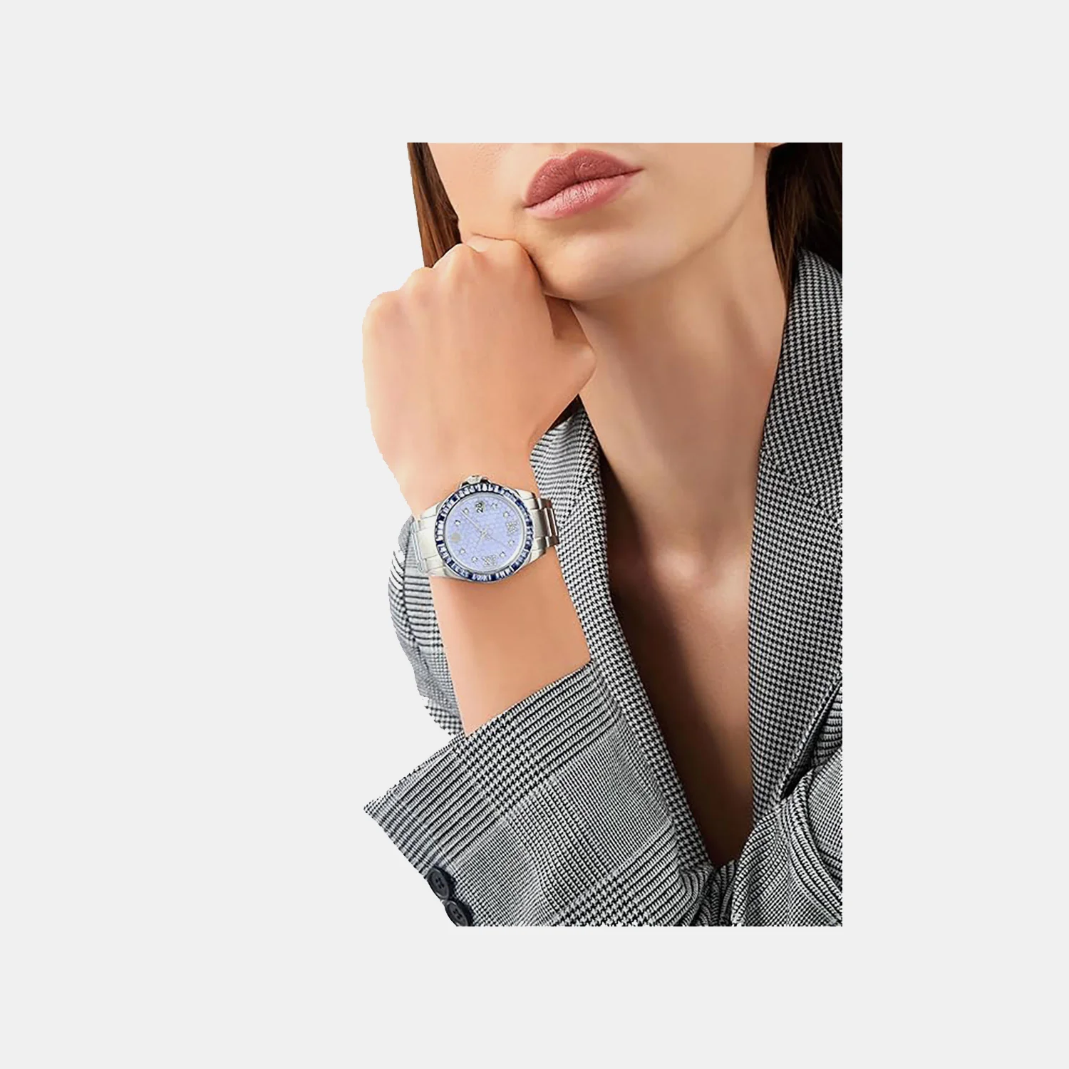 Women Quartz Light Blue Dial Analog Metal Watch PW2FA0125 - Image 2