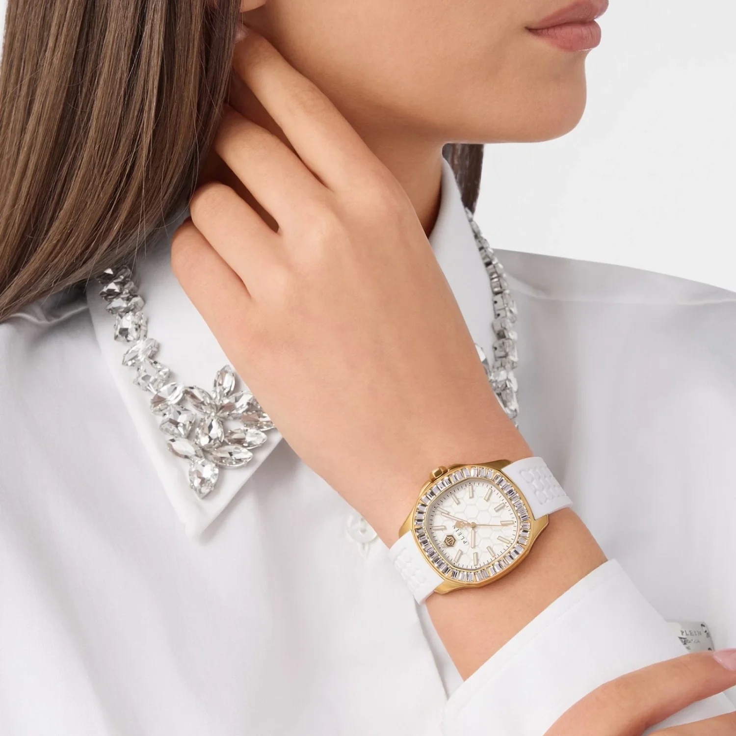 Women Quartz White Dial Analog Silicone Watch PWTAA0924 - Image 5