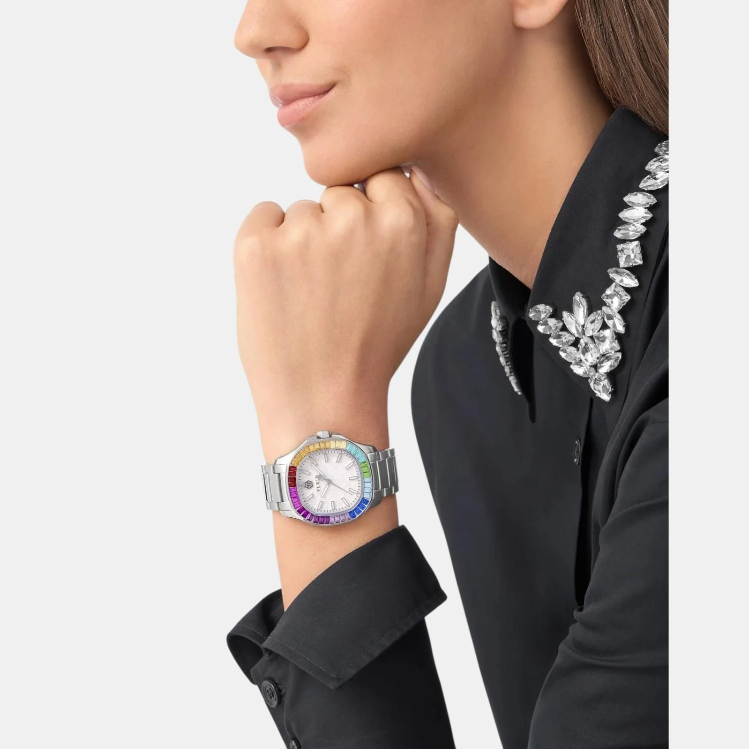 Women Quartz White Dial Analog Stainless Steel Watch PWTAA1124 - Image 5