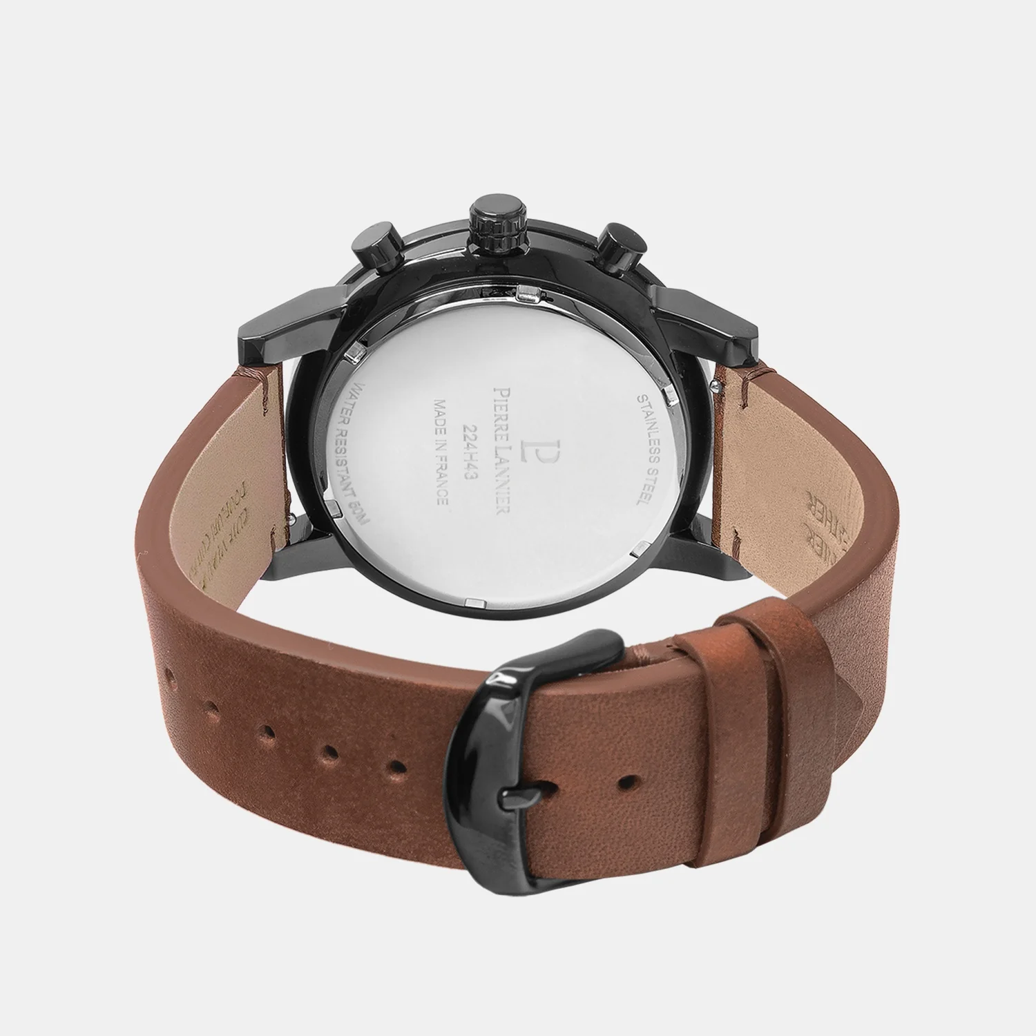 Criterium Men Quartz Black Dial Analog Leather Watch 224H434 - Image 3