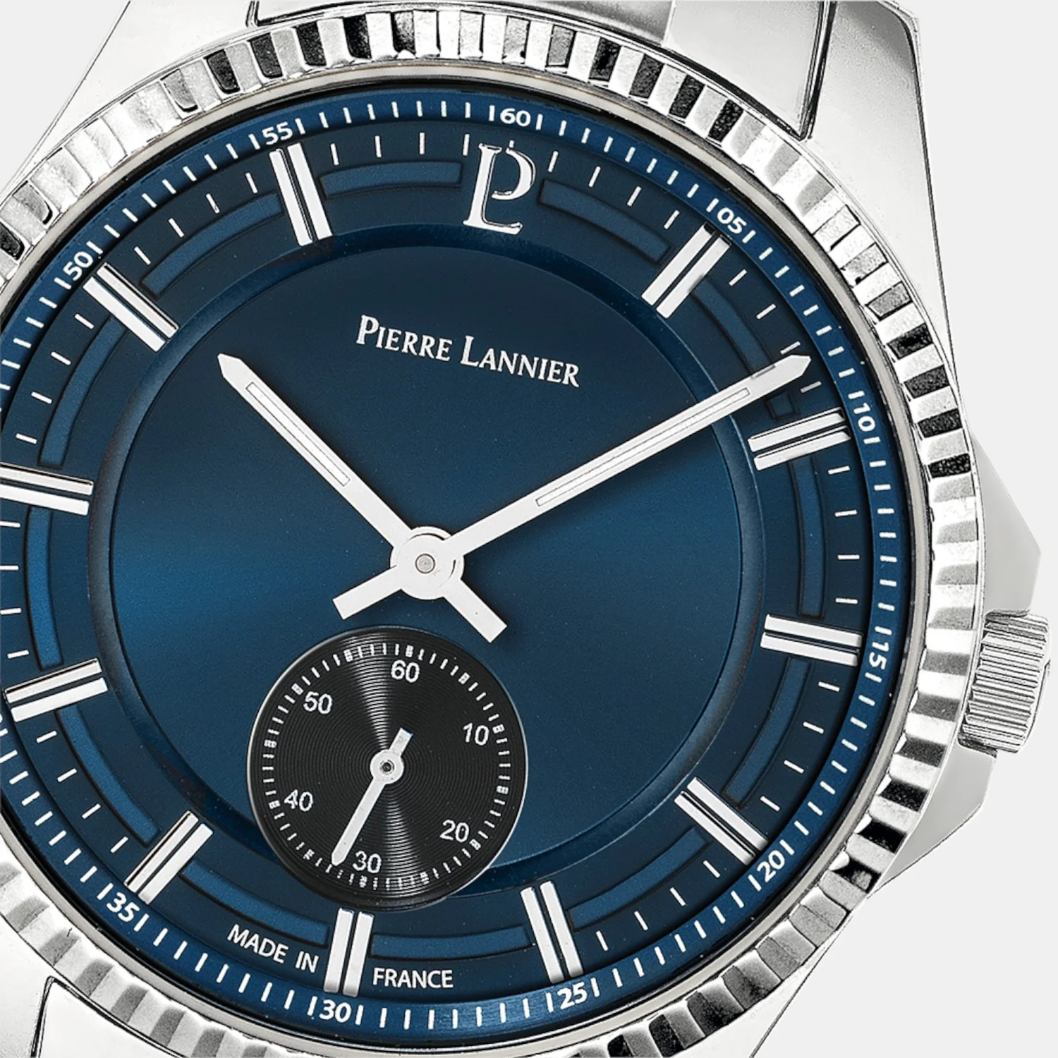 Metropolitain Men Quartz Blue Dial Analog Stainless Steel Watch 246G161 - Image 2