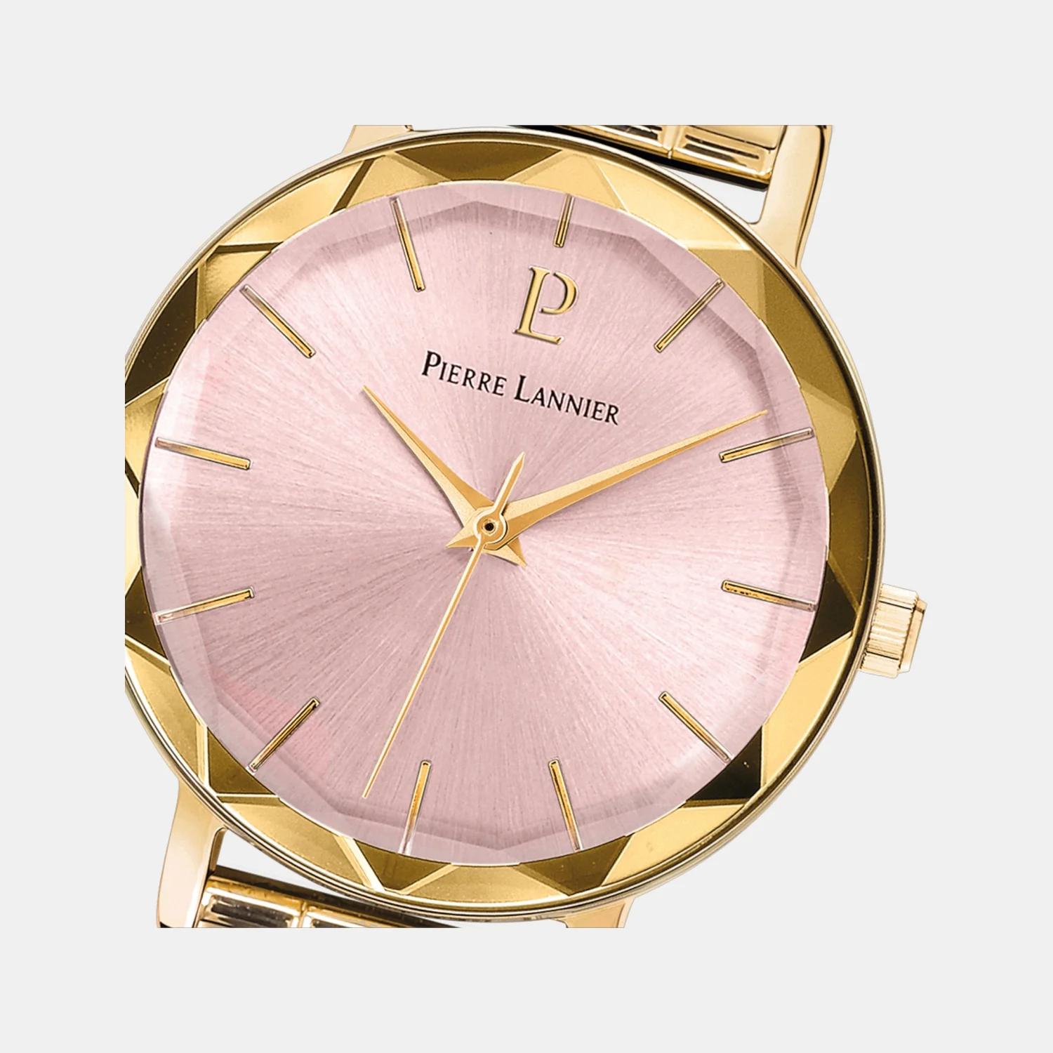 Multiples Women Quartz Rose Dial Analog Stainless Steel Watch 012P552 - Image 2