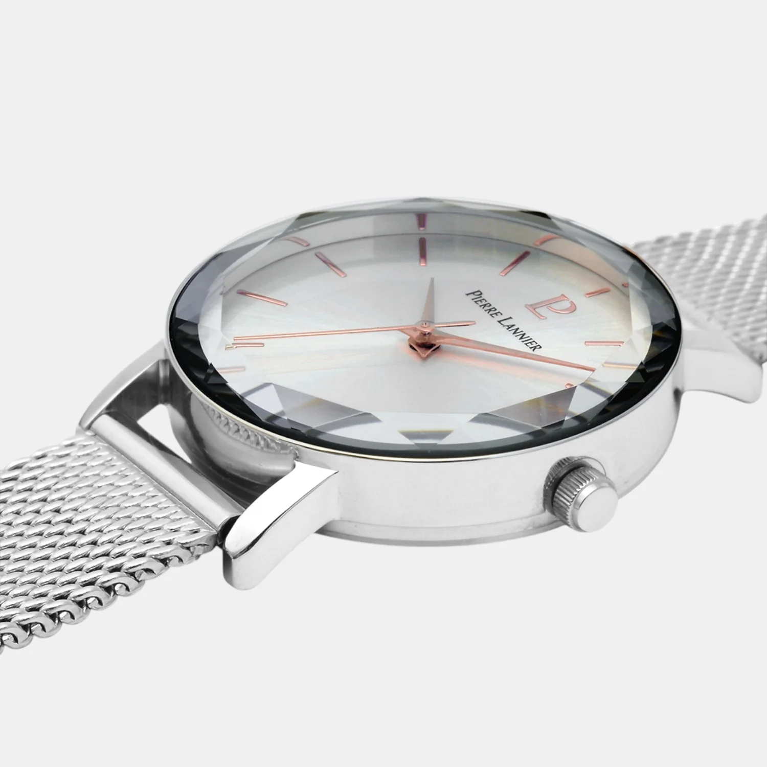 Multiples Women Quartz Silver Dial Analog Mesh Watch 009M628 - Image 3