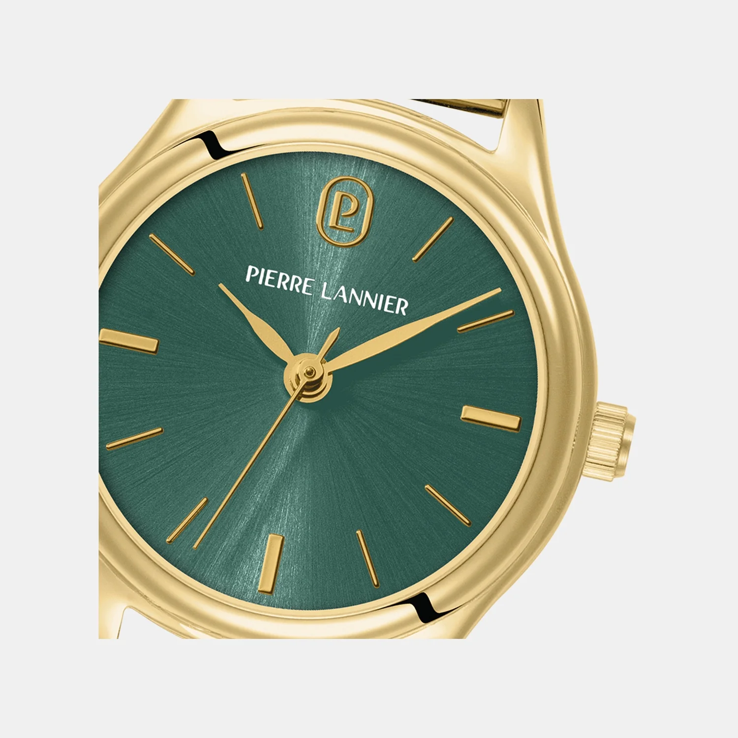 Pya Women Quartz Green Dial Analog Stainless Steel Watch 021K572 - Image 2