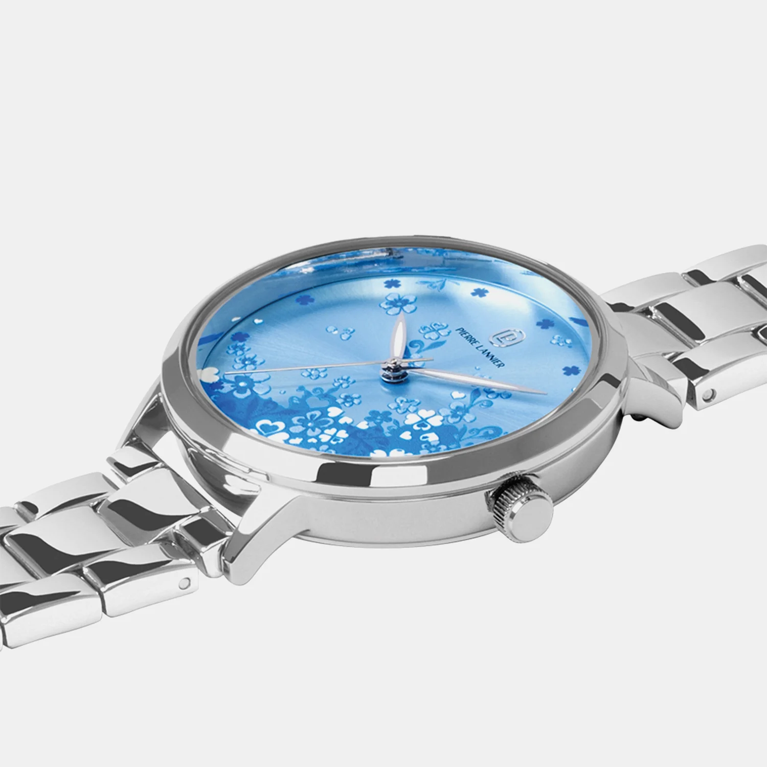 Tallia Women Quartz Blue Dial Analog Stainless Steel Watch 069H661 - Image 3