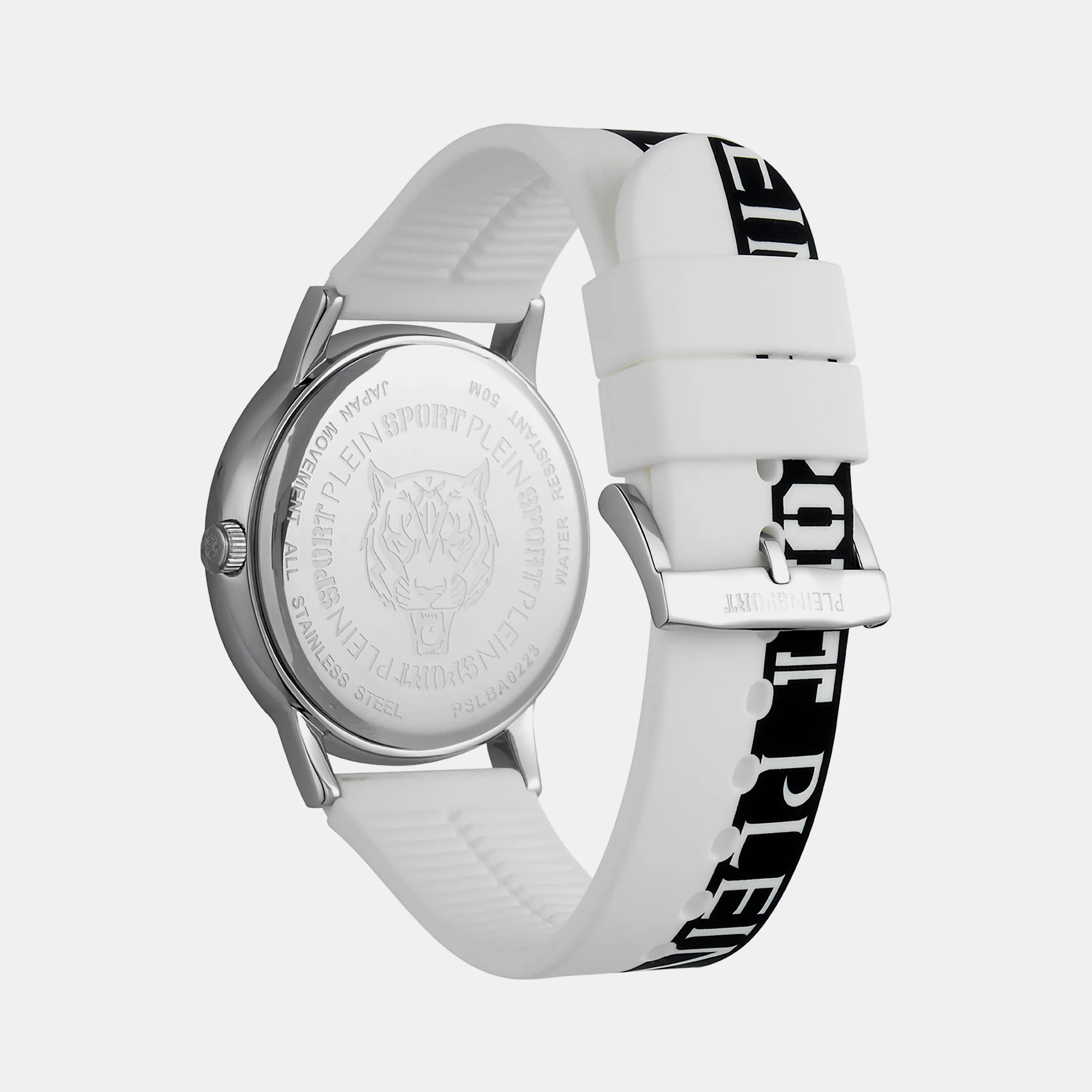 Men Quartz Black Dial Analog Silicone Watch PSLBA0223 - Image 2
