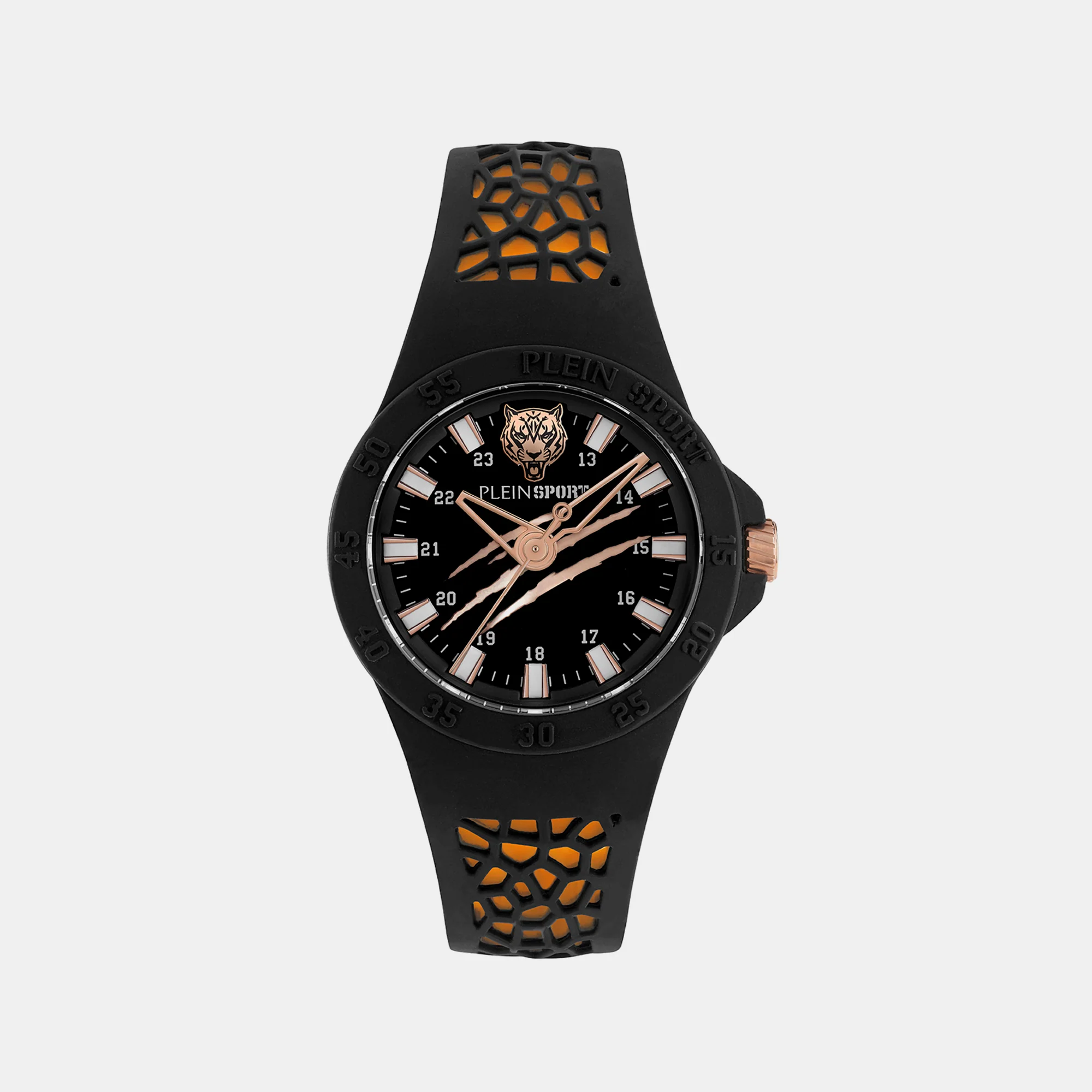 Thunderstorm Unisex Quartz Black Dial Analog Silicone Watch PSBBA0123