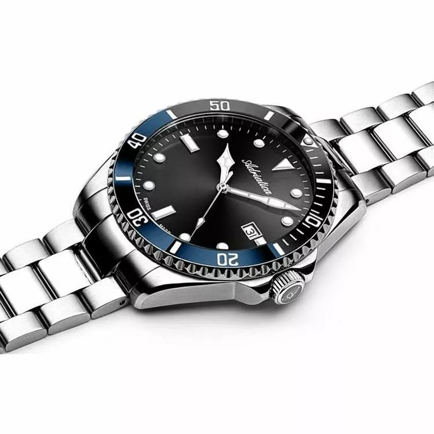 Premiere Men Quartz Black Dial Analog Stainless Steel Watch A8347.Y194QT - Image 2
