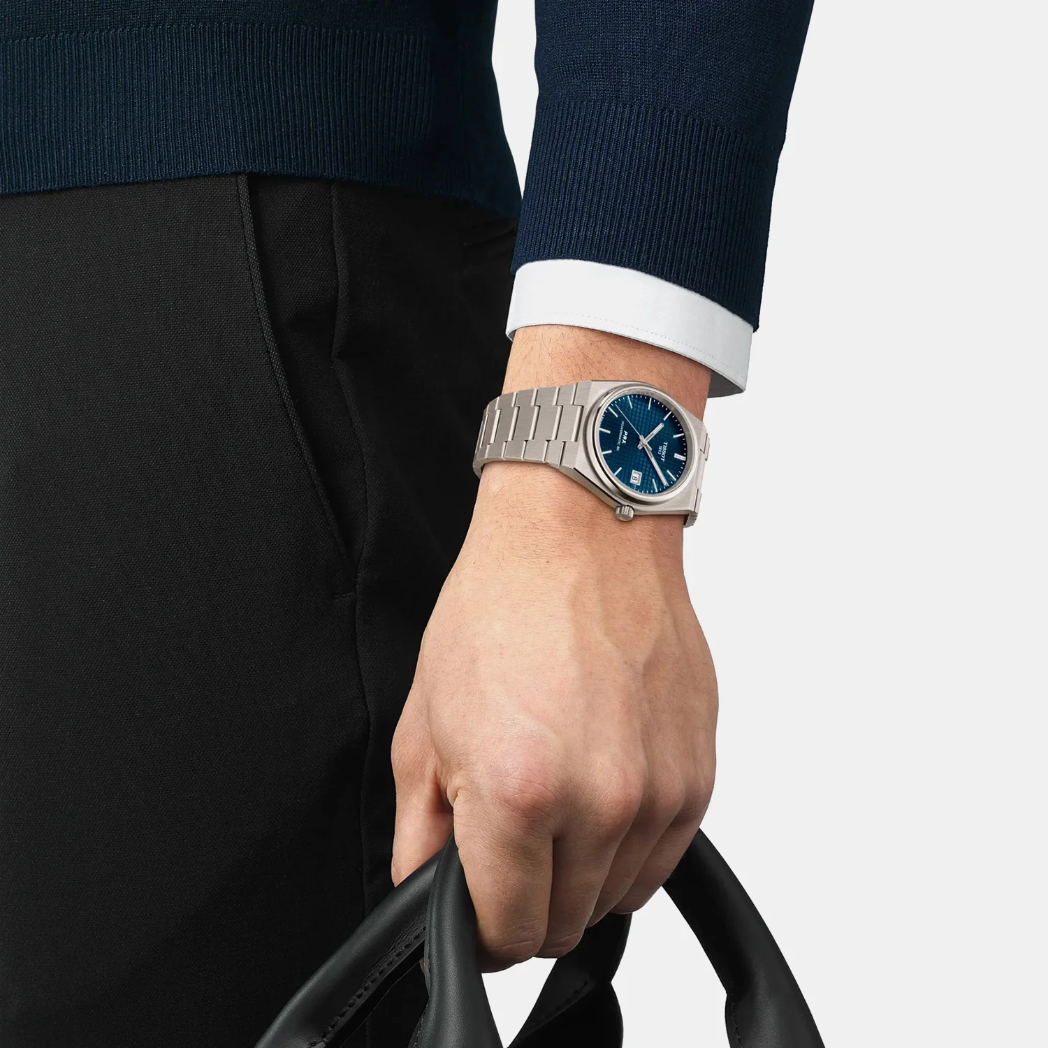 PRX Men Automatic Blue Dial Analog Titanium Watch T1378074404100 - Image 6