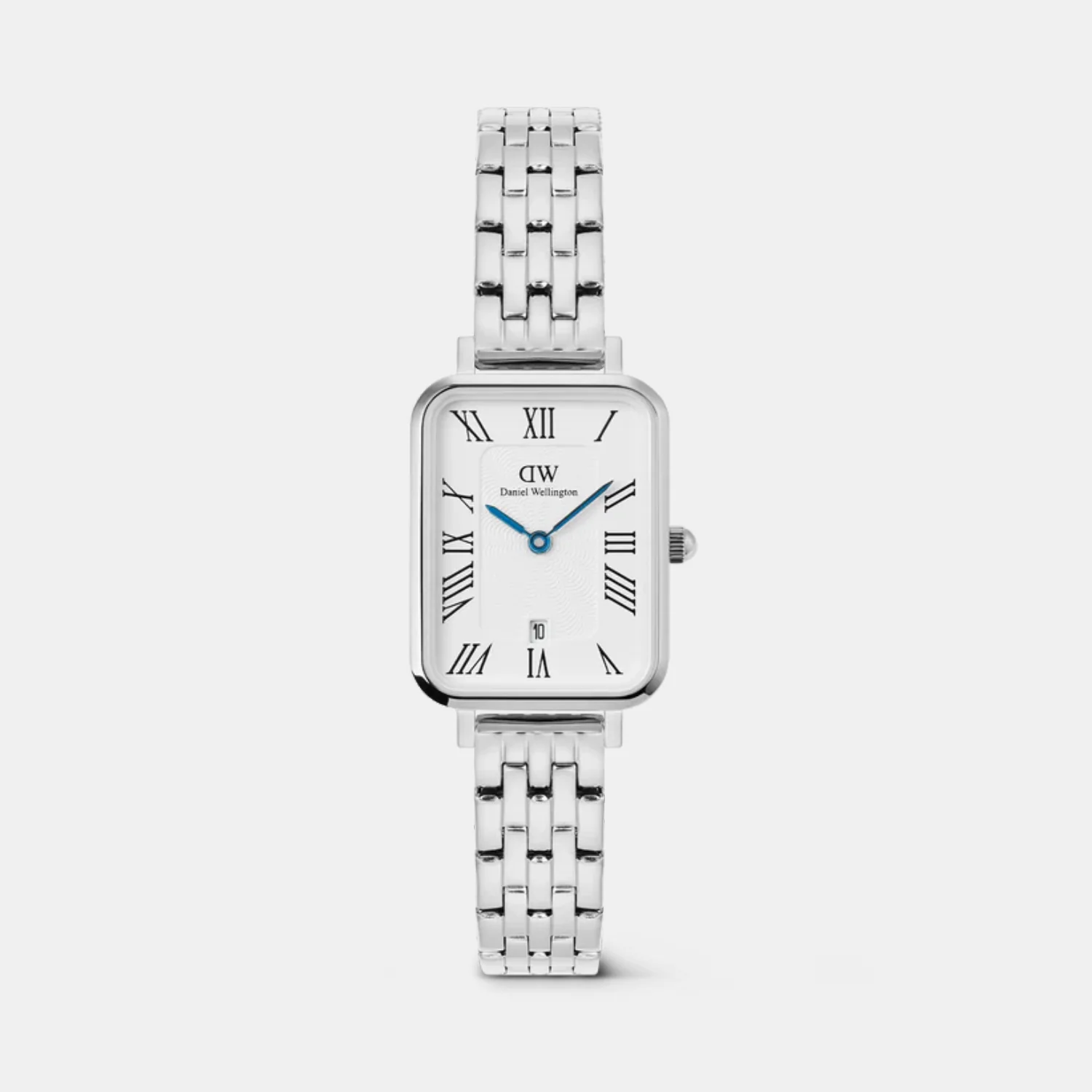 Quadro Women Quartz White Dial Analog Stainless Steel Watch DW00100864K