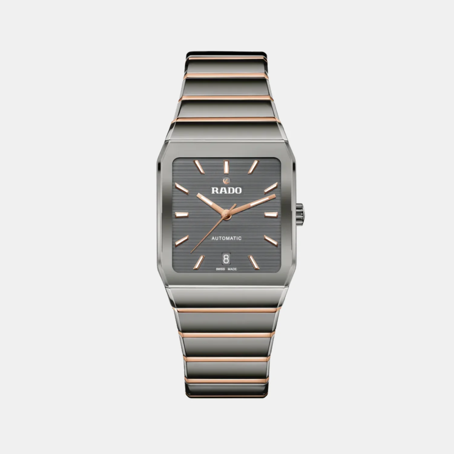 Anatom Unisex Automatic Grey Dial Analog Ceramic Watch R10203102
