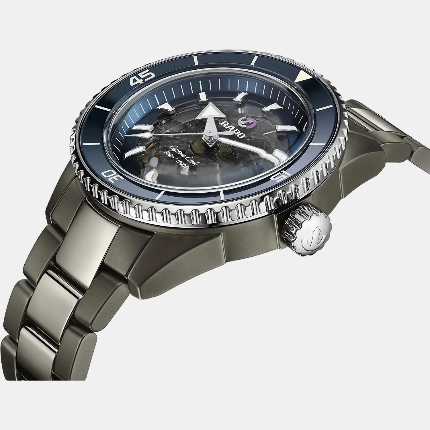 Captain Cook Men Automatic Blue Dial Analog Ceramic Watch R32128202 - Image 6