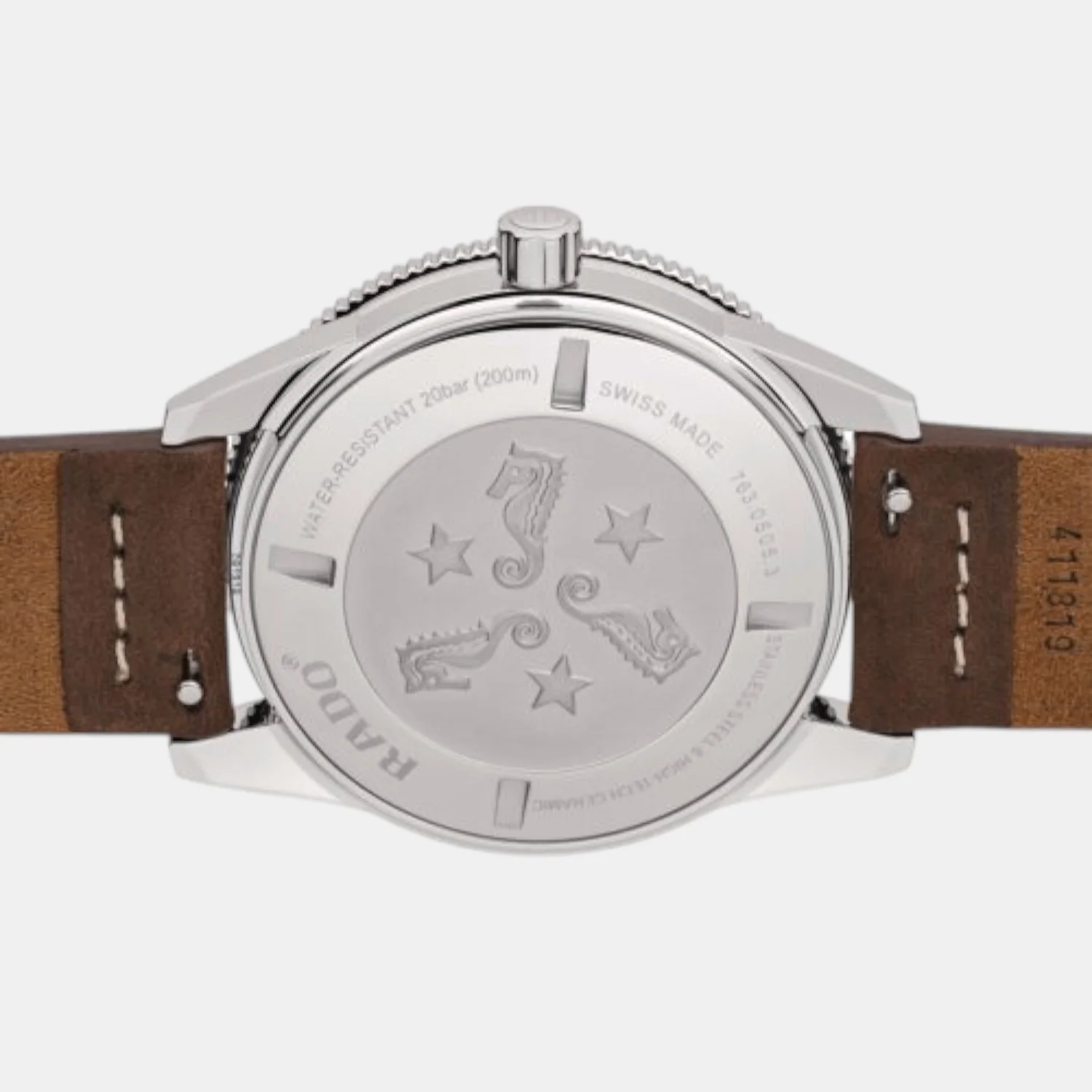 Captain Cook Men Automatic Brown Dial Analog Leather Watch R32505305 - Image 3