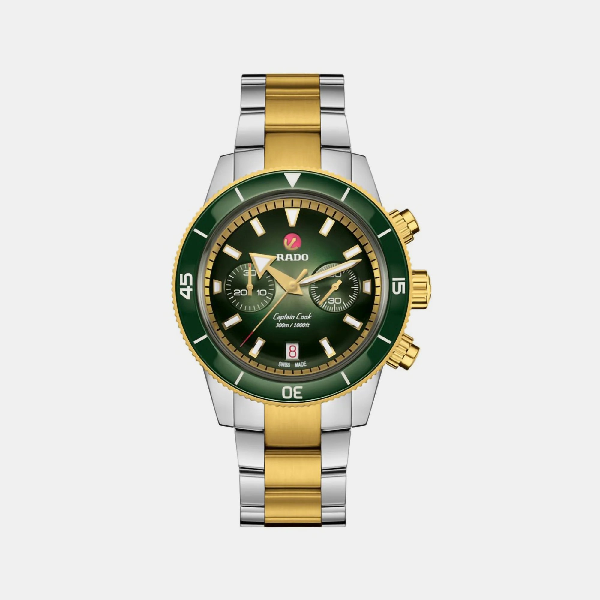 Captain Cook Men Automatic Green Dial Chronograph Stainless Steel Watch R32151318 - Image 2