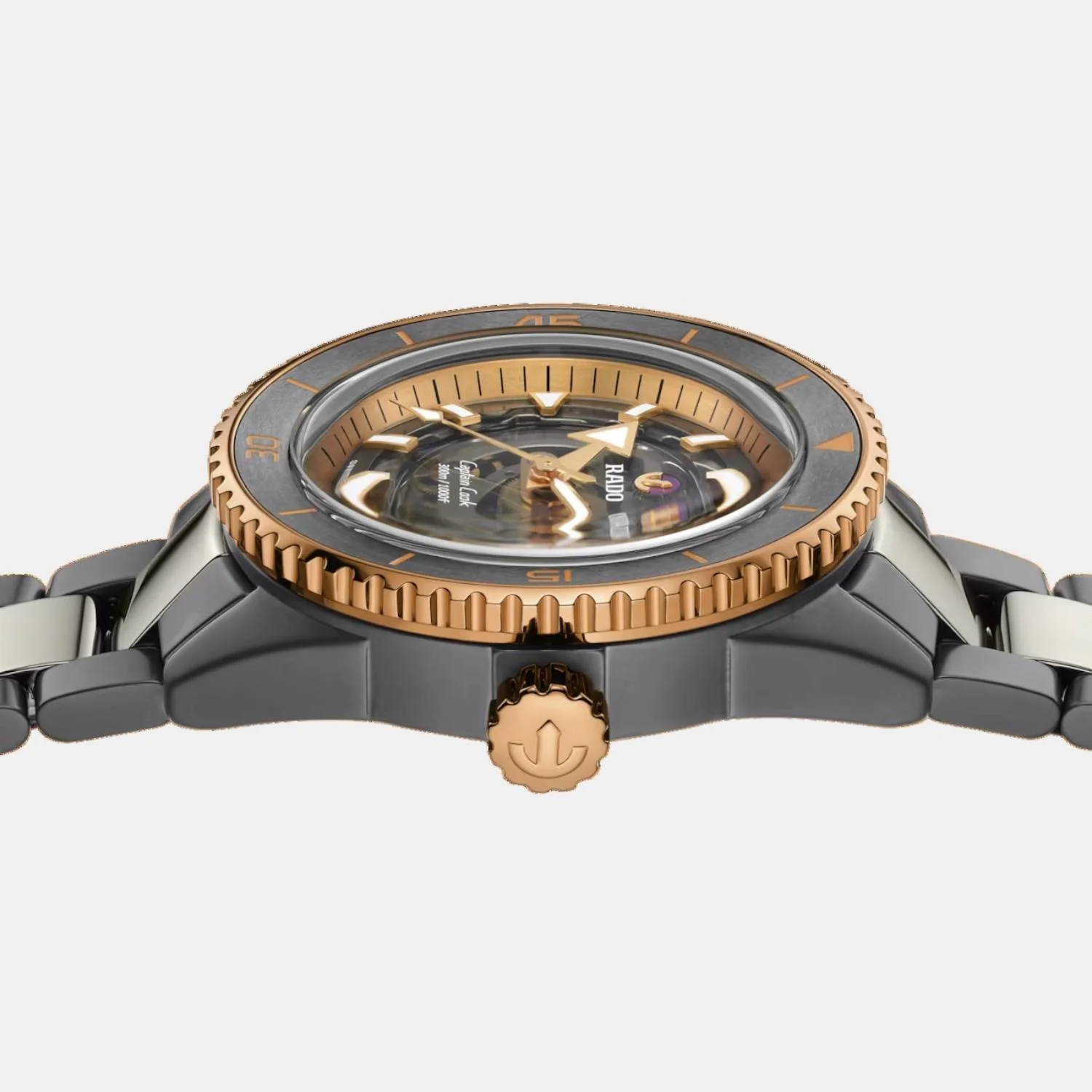 Captain Cook Men Automatic Grey Dial Analog Ceramic Watch R32148162 - Image 4