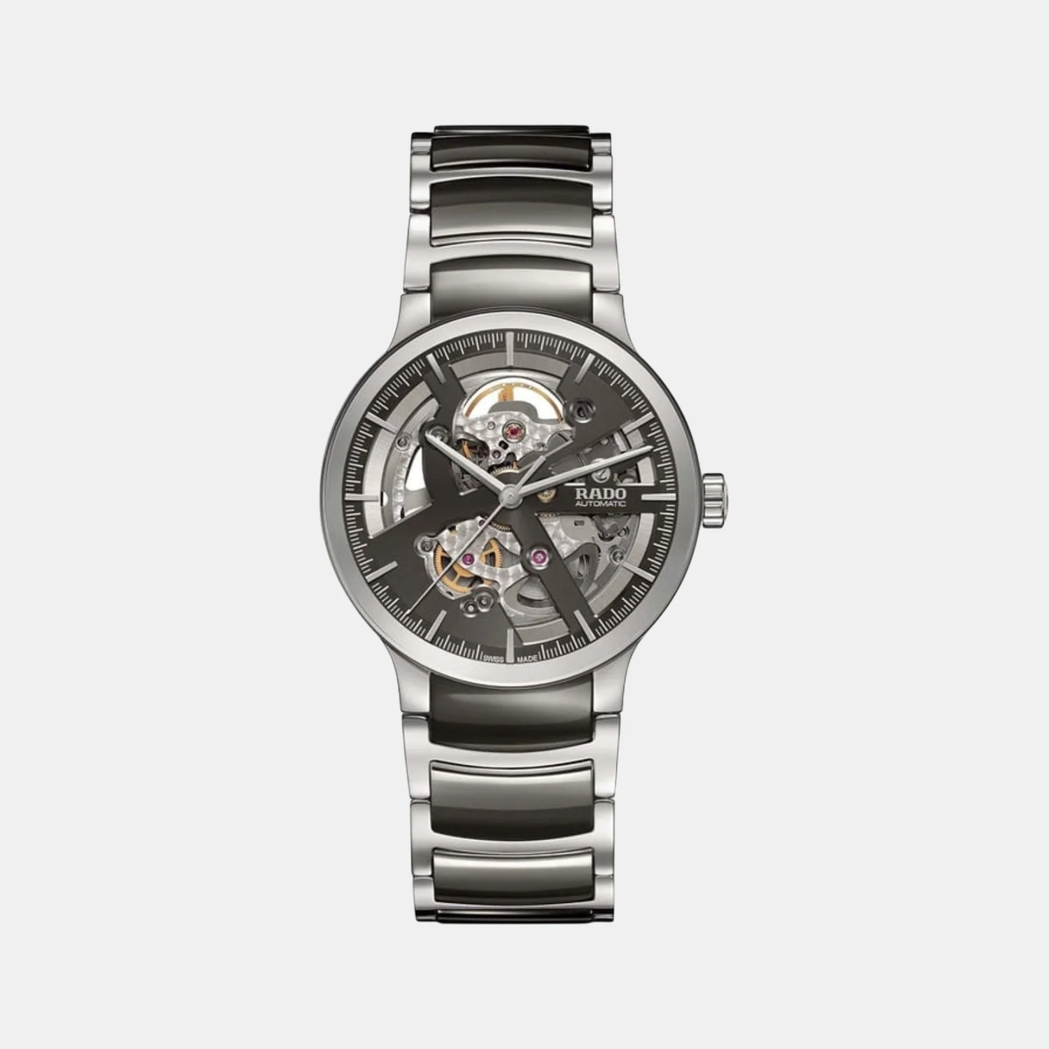 Centrix Unisex Automatic Black Dial Analog Ceramic Watch R30179114
