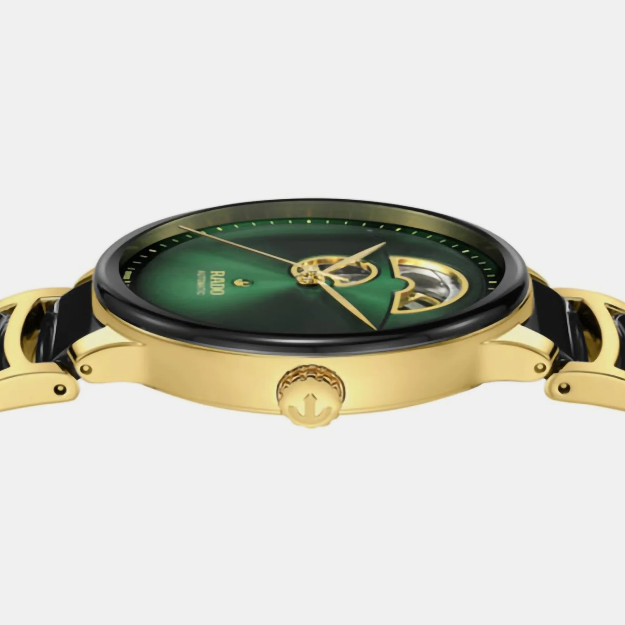 Centrix Unisex Automatic Green Dial Analog Ceramic Watch R30008302 - Image 5