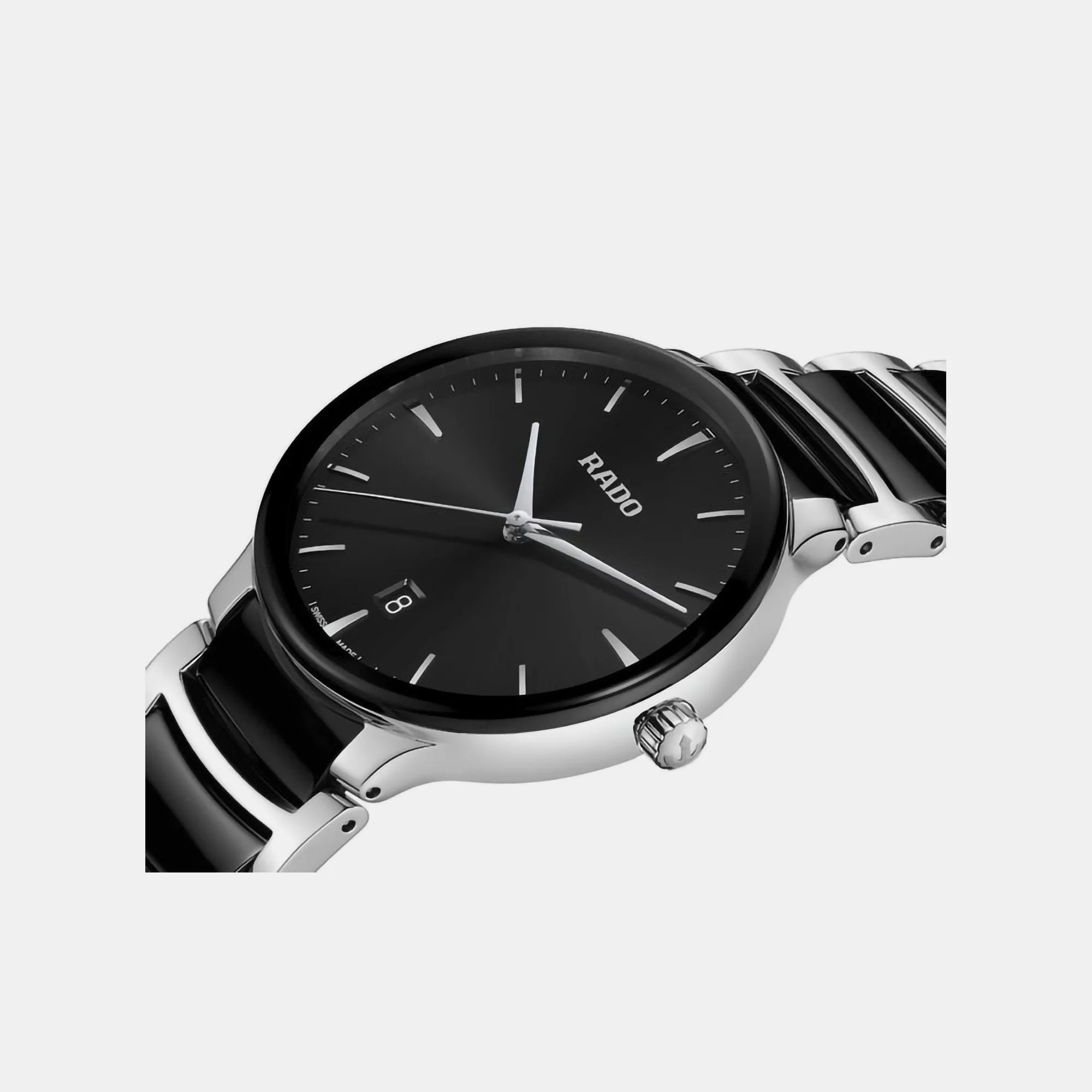 Centrix Unisex Quartz Black Dial Analog Ceramic Watch R30021152 - Image 4