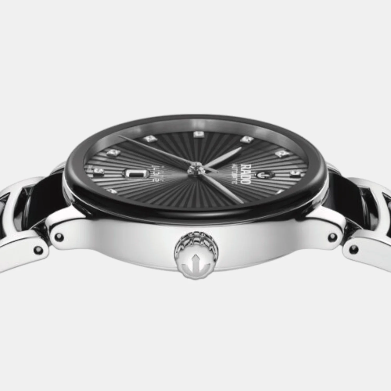 Centrix Women Automatic Black Dial Analog Ceramic Watch R30020742 - Image 3